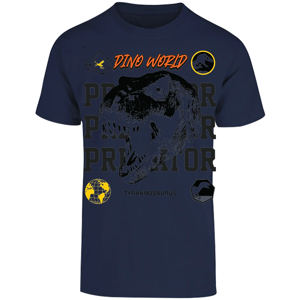 Playera Urbano Style Tyrannosaurus 434 para Adulto 18