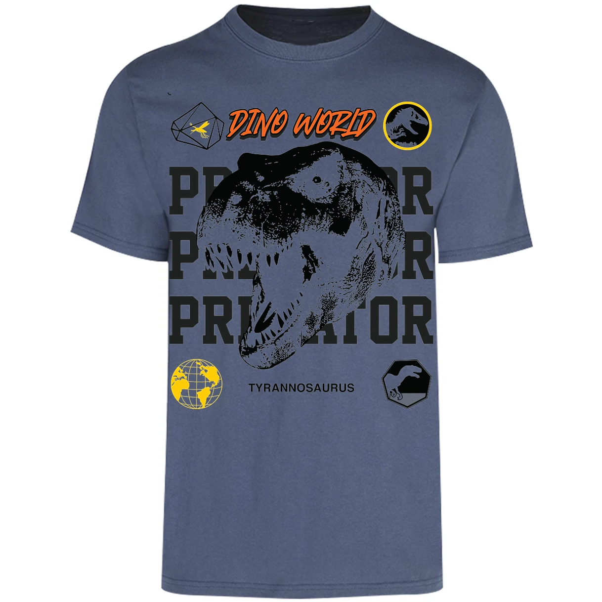 Playera Urbano Style Tyrannosaurus 434 para Adulto 22