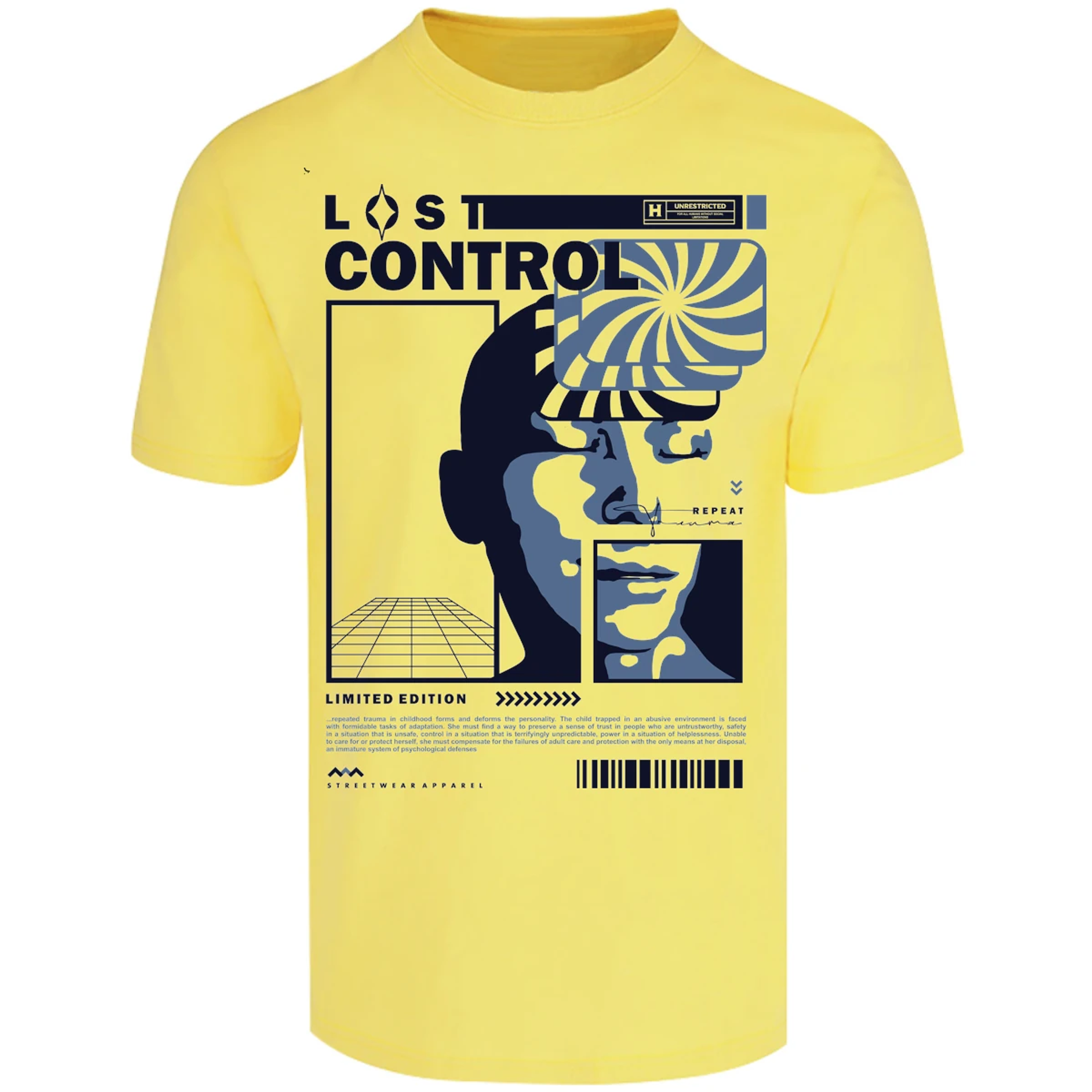 Playera Urbano Style Lost Control Personality 230 para Adulto 18