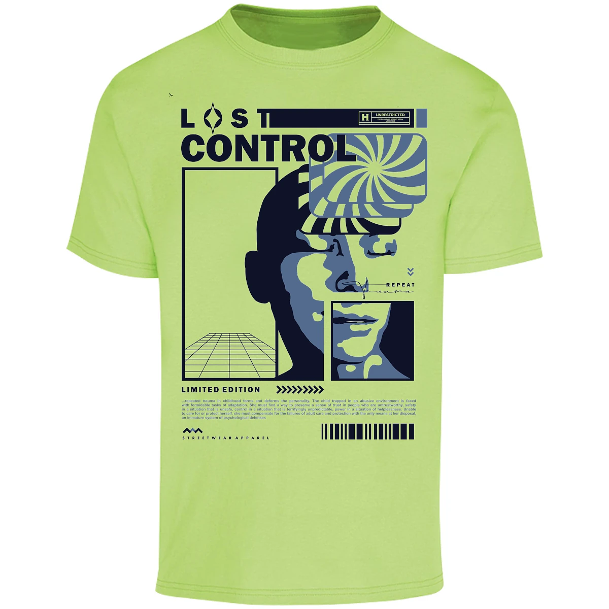 Playera Urbano Style Lost Control Personality 230 para Adulto 22