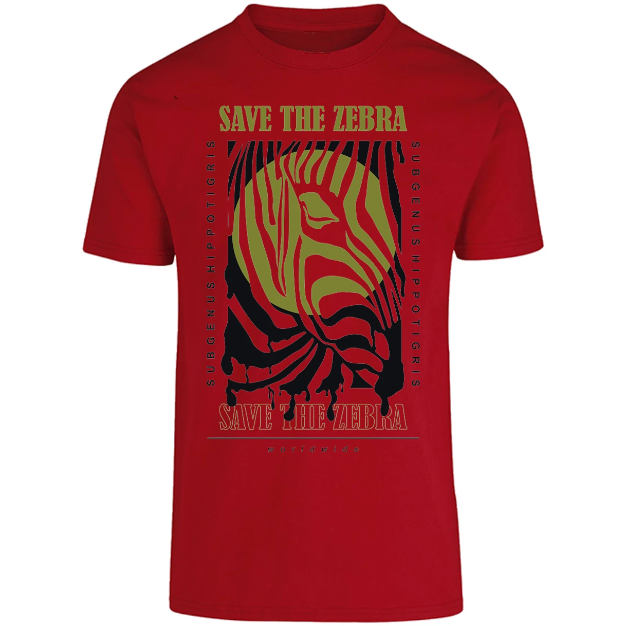 Playera Urbano Style Save The Zebra 38 para Adulto 6
