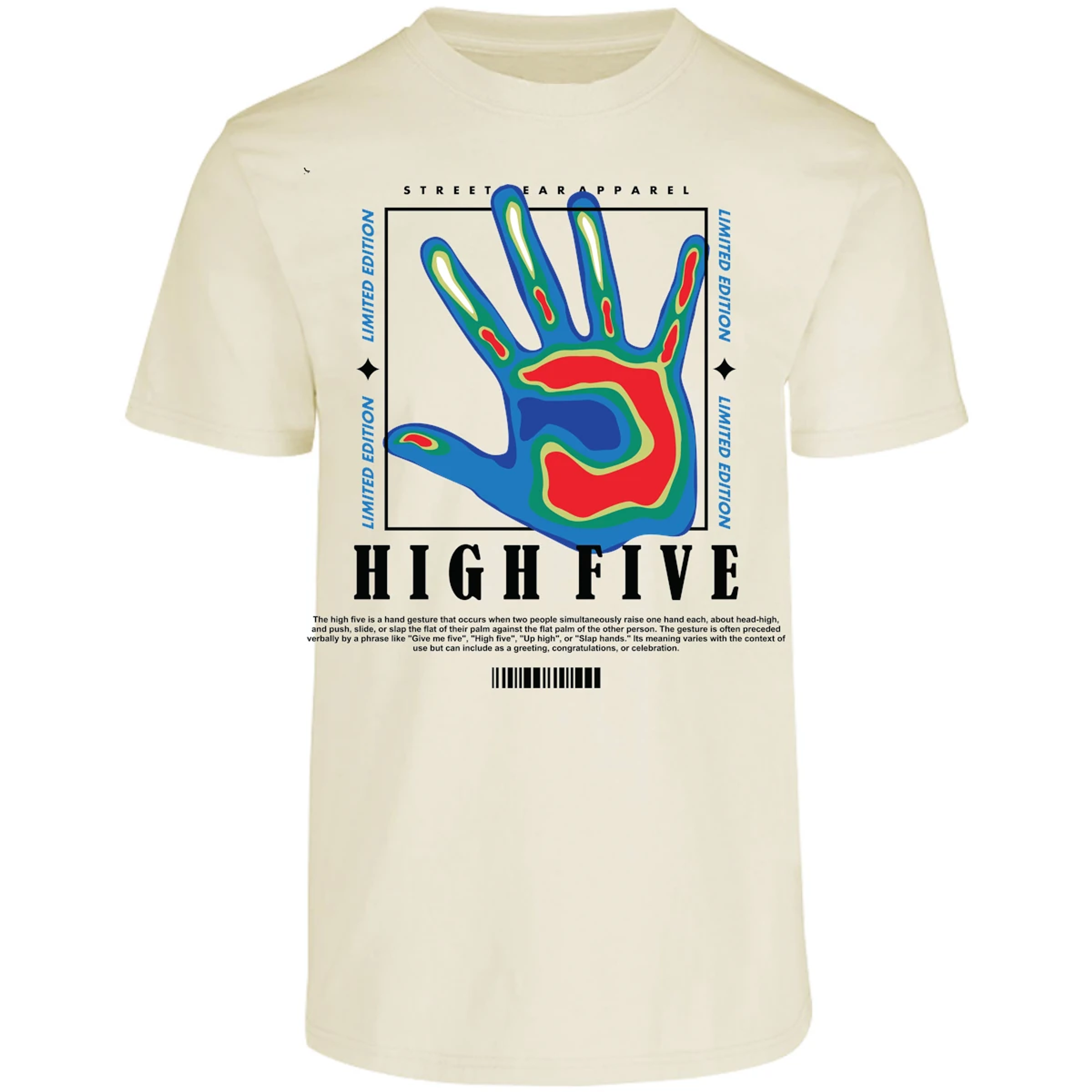 Playera Urbano Style High Five 144 para Adulto 3
