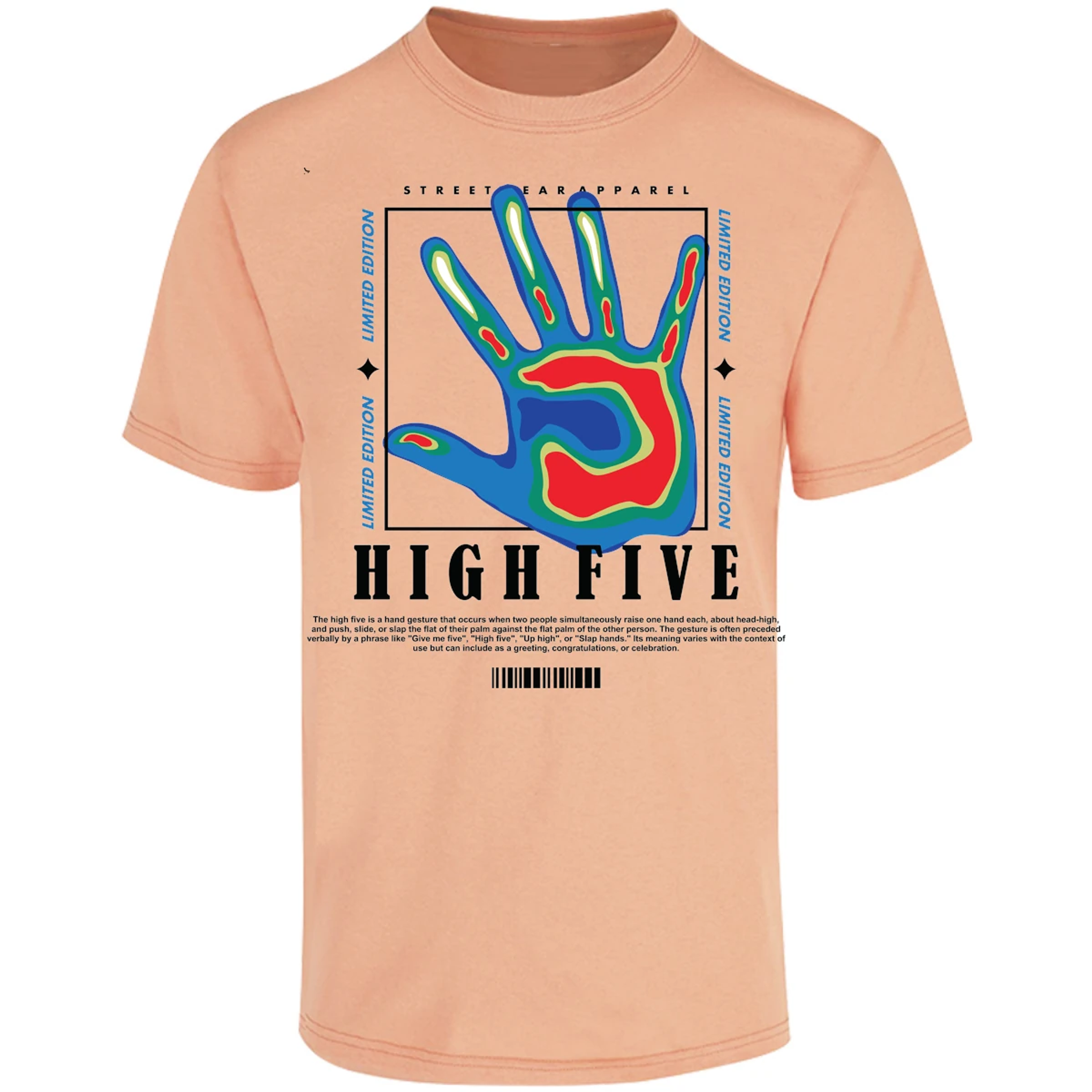 Playera Urbano Style High Five 144 para Adulto 1