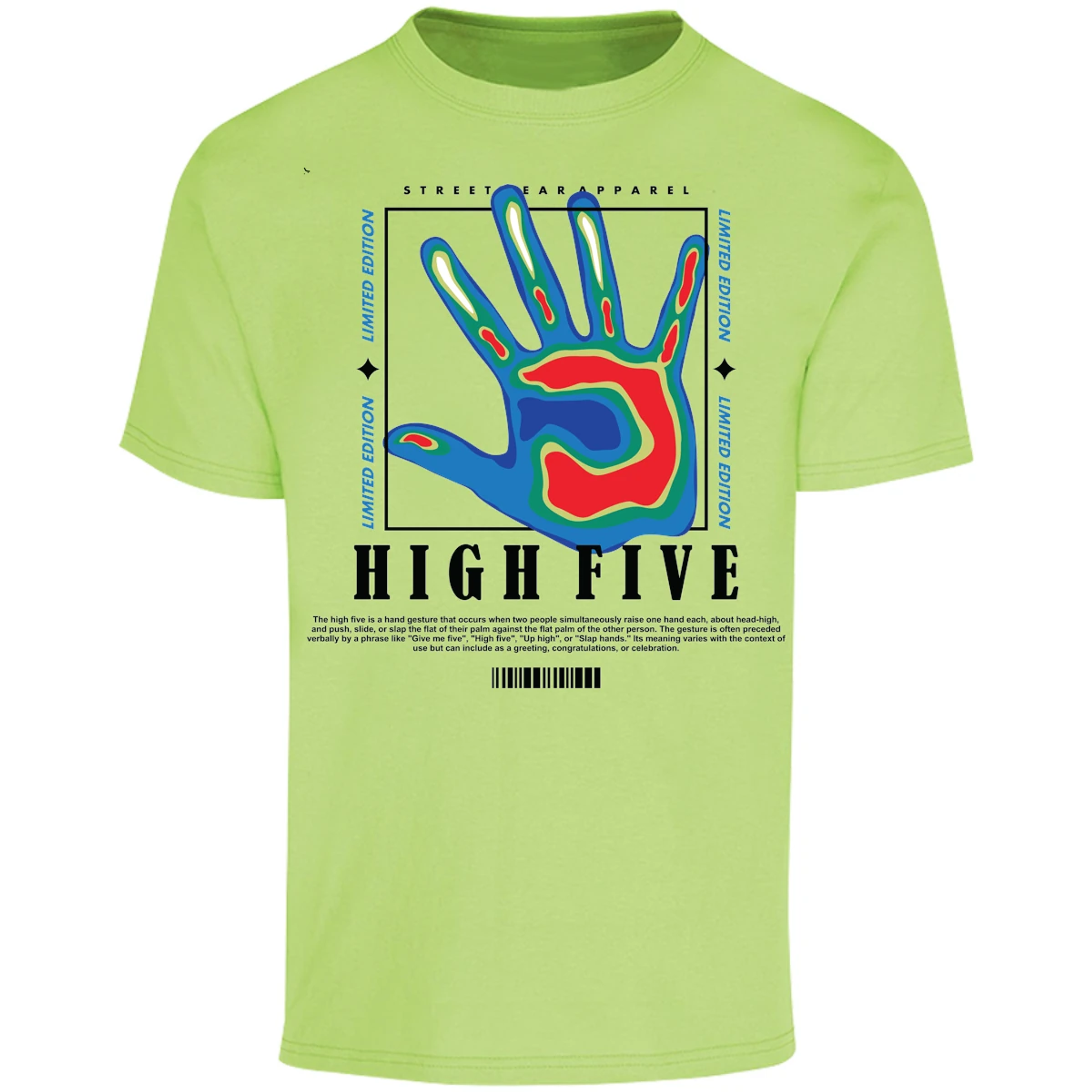 Playera Urbano Style High Five 144 para Adulto 2