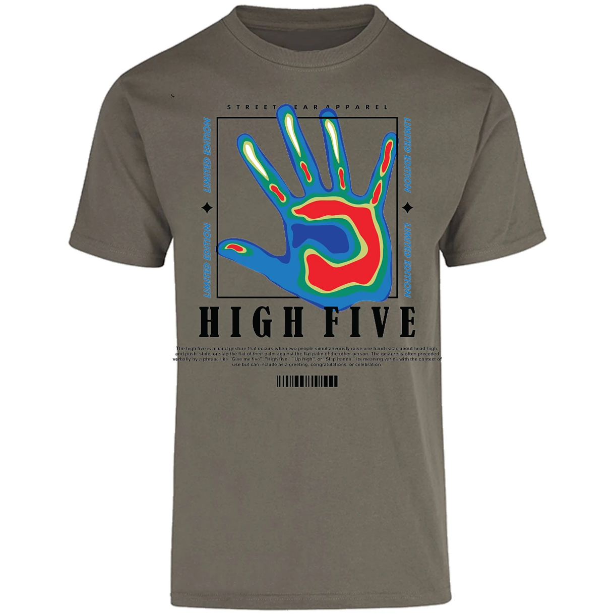 Playera Urbano Style High Five 144 para Adulto 4