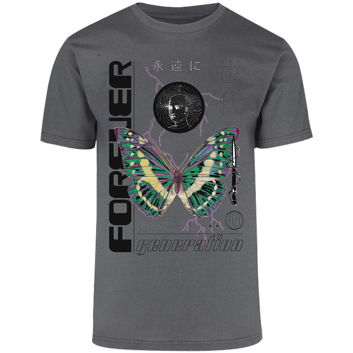Playera Urbano Style Forever Butterfly 56 para Adulto 23