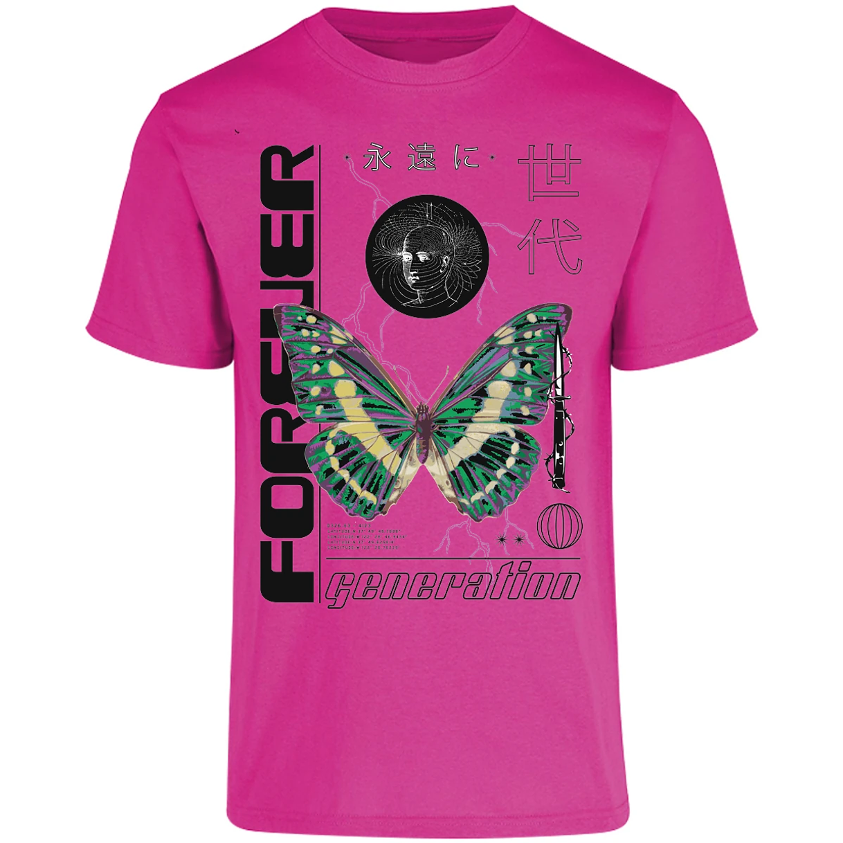 Playera Urbano Style Forever Butterfly 56 para Adulto 27
