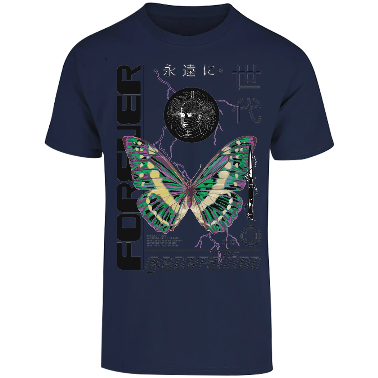 Playera Urbano Style Forever Butterfly 56 para Adulto 24