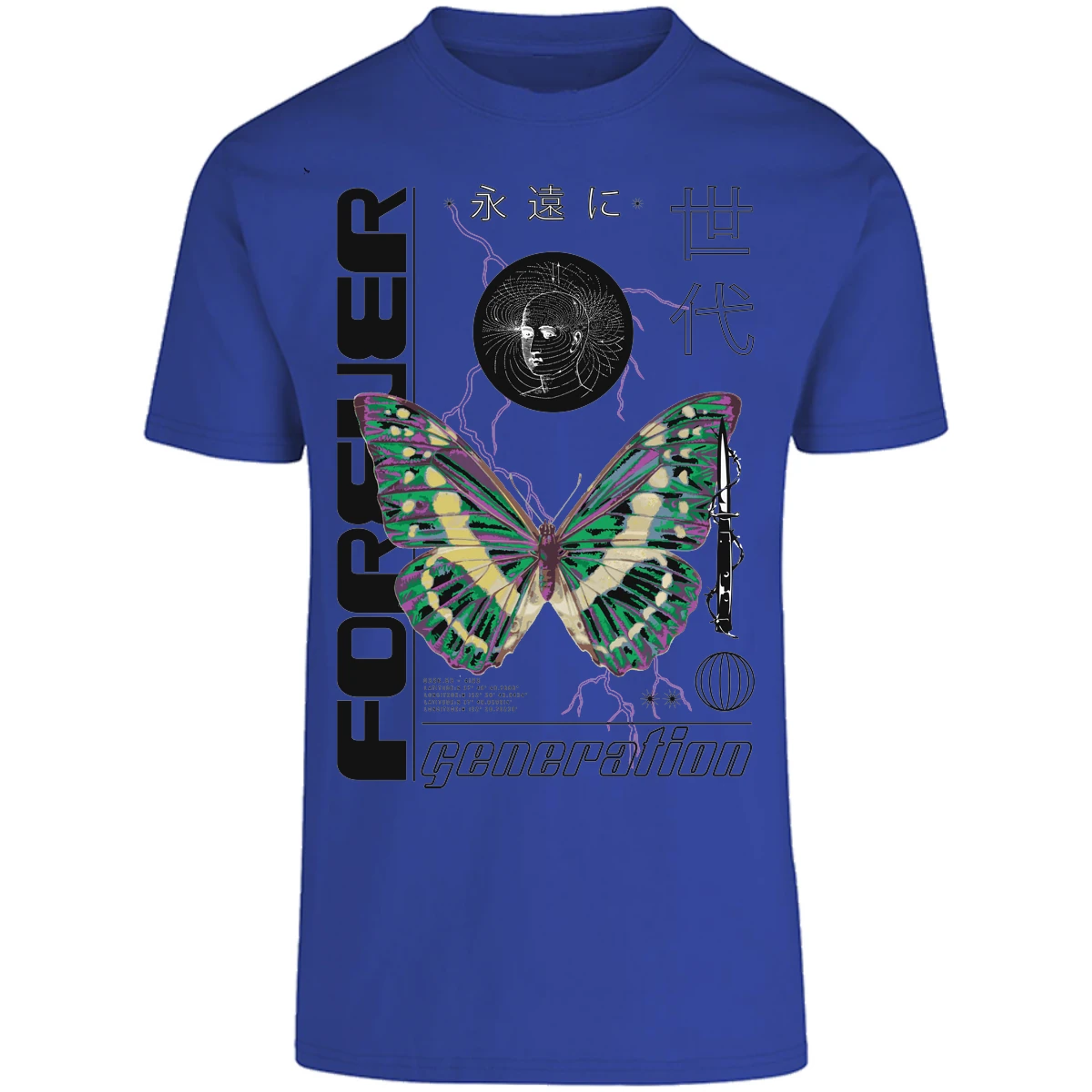 Playera Urbano Style Forever Butterfly 56 para Adulto 17