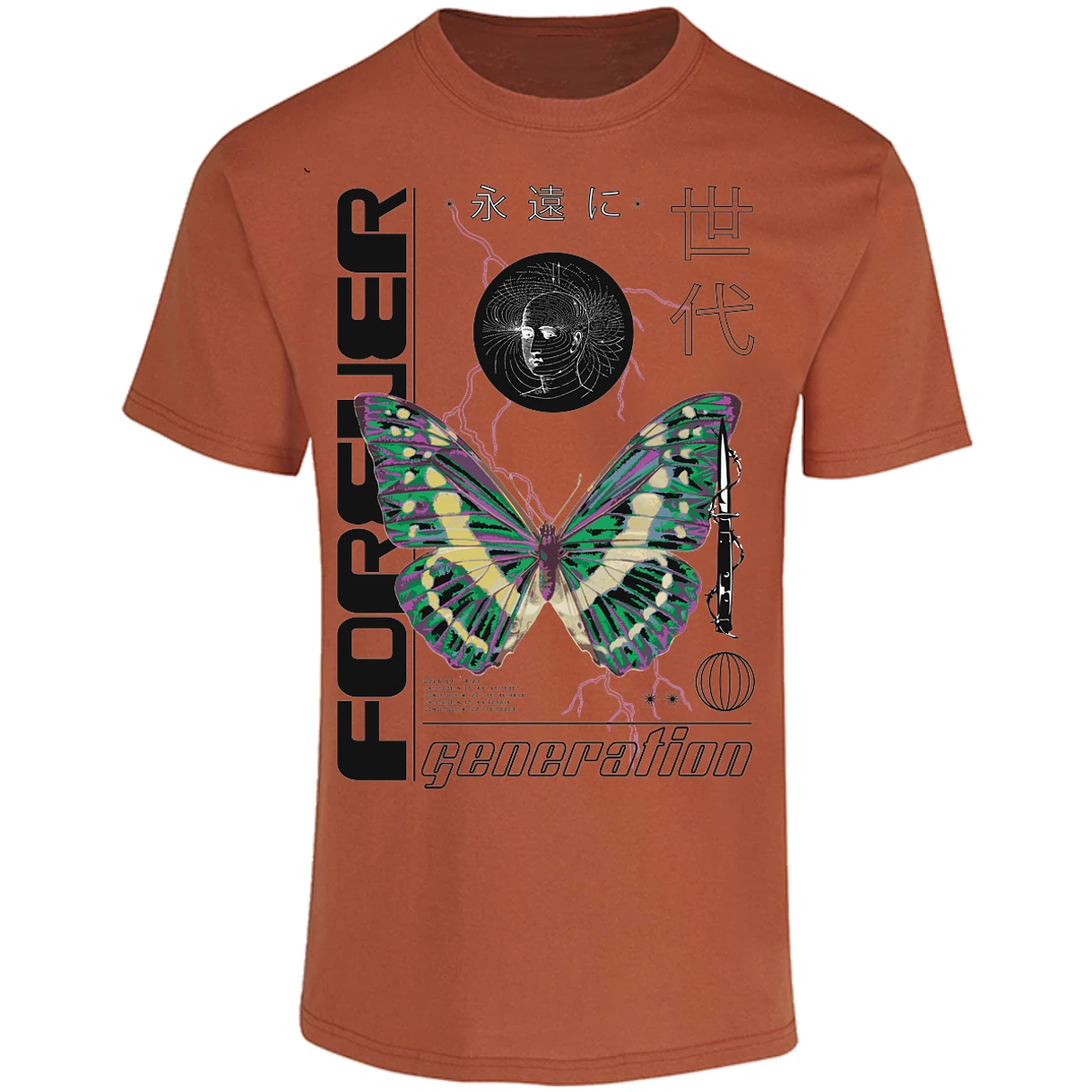 Playera Urbano Style Forever Butterfly 56 para Adulto 22