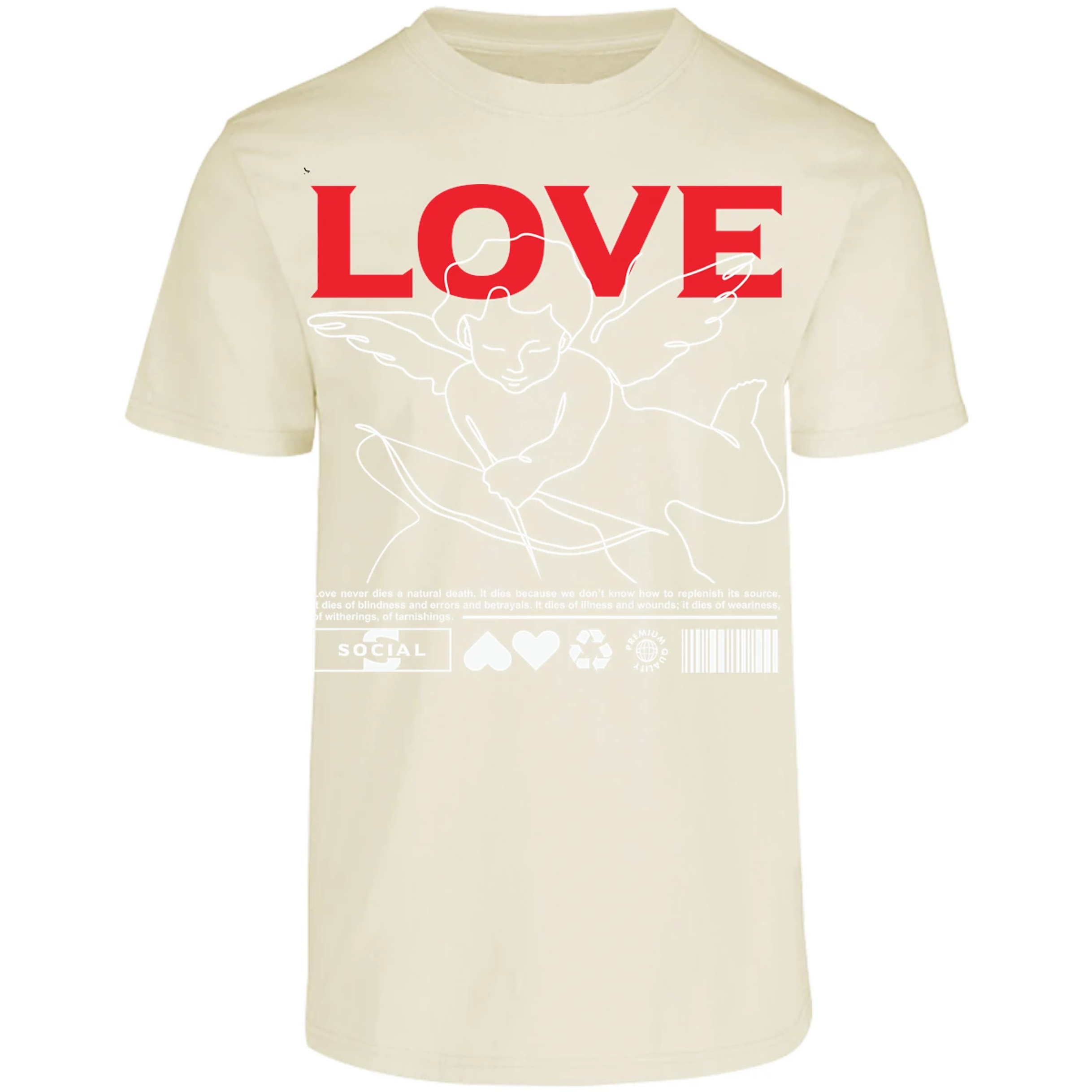 Playera Urbano Style Love Social 11 para Adulto 7