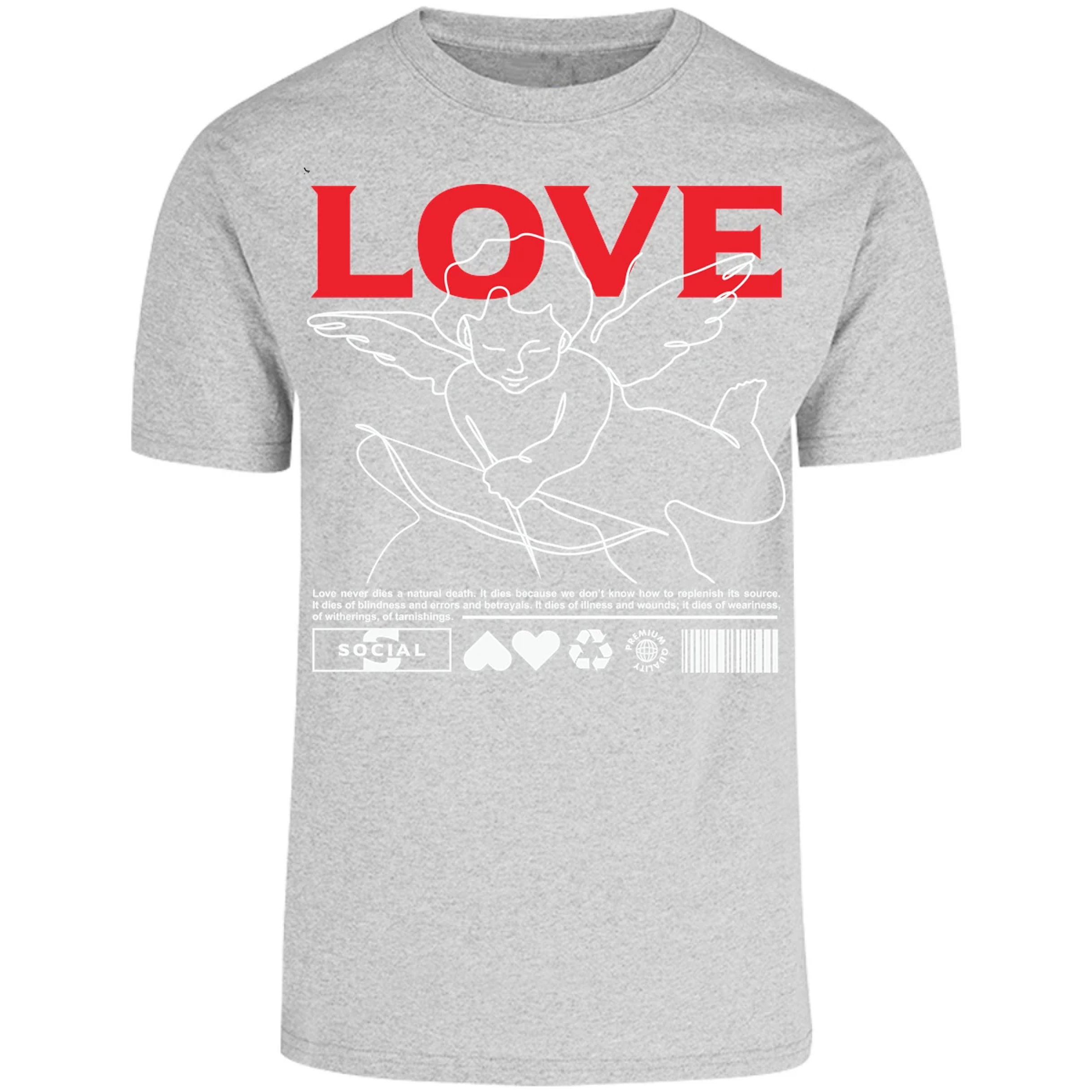 Playera Urbano Style Love Social 11 para Adulto 11
