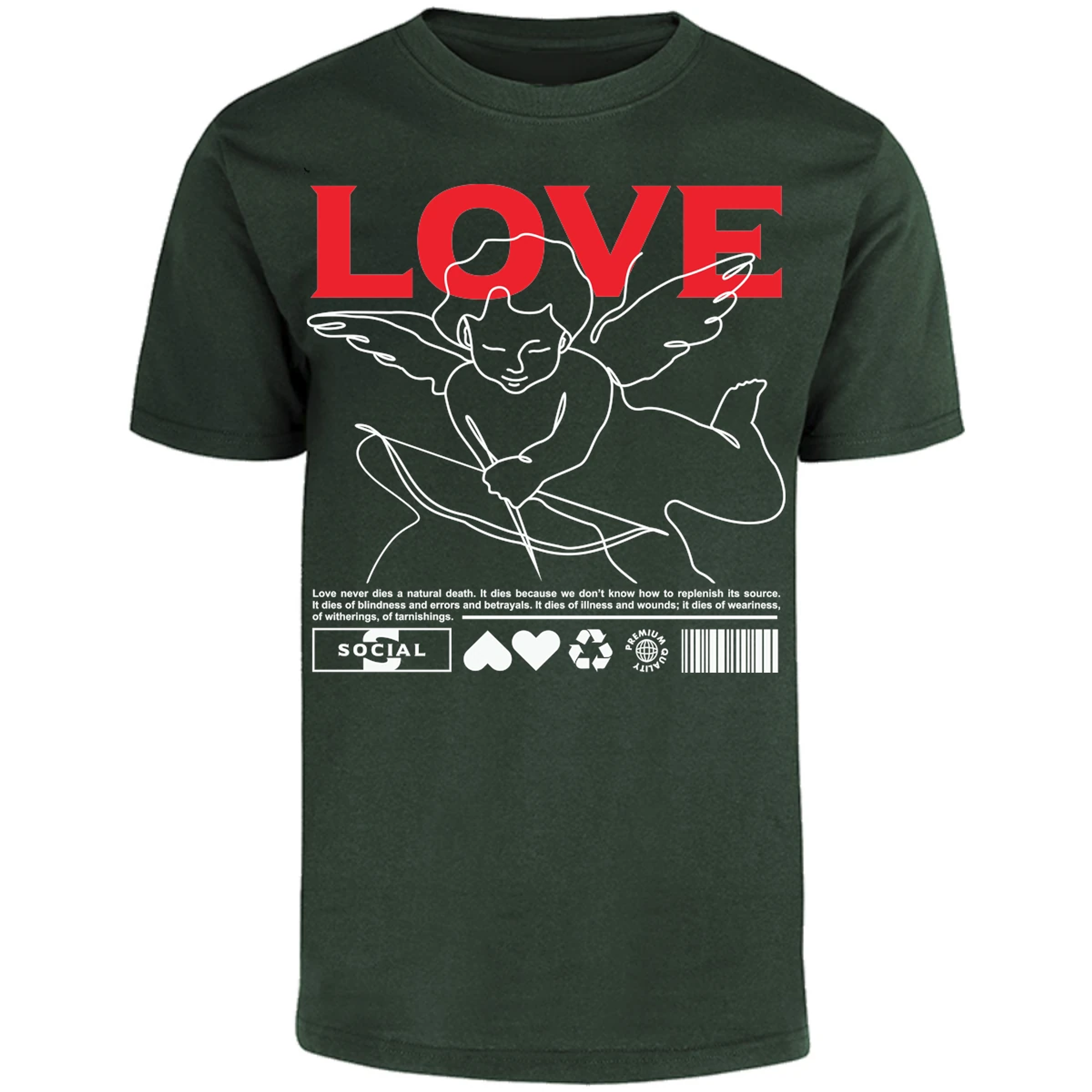 Playera Urbano Style Love Social 11 para Adulto 14
