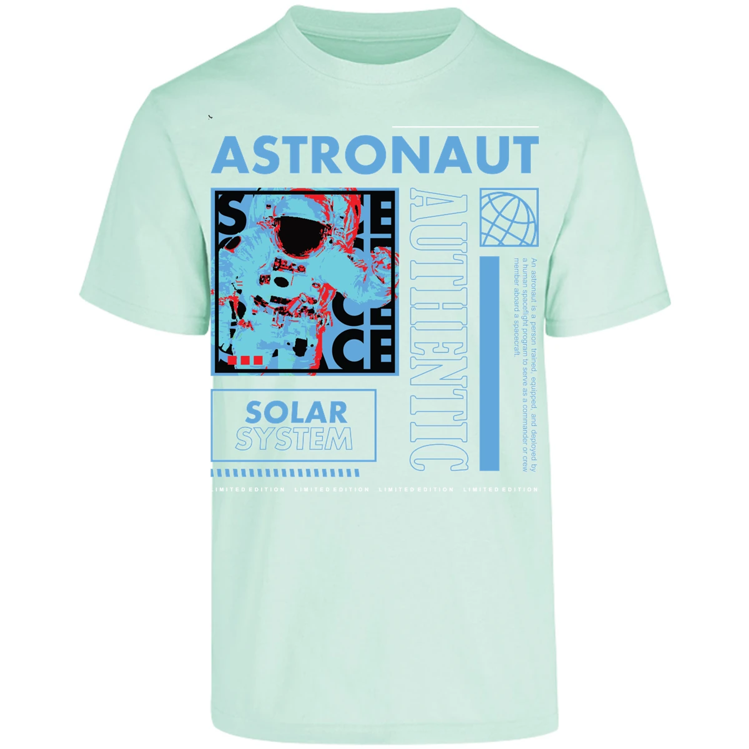 Playera Urbano Style Spacecraft Astronaut 69 para Adulto 21