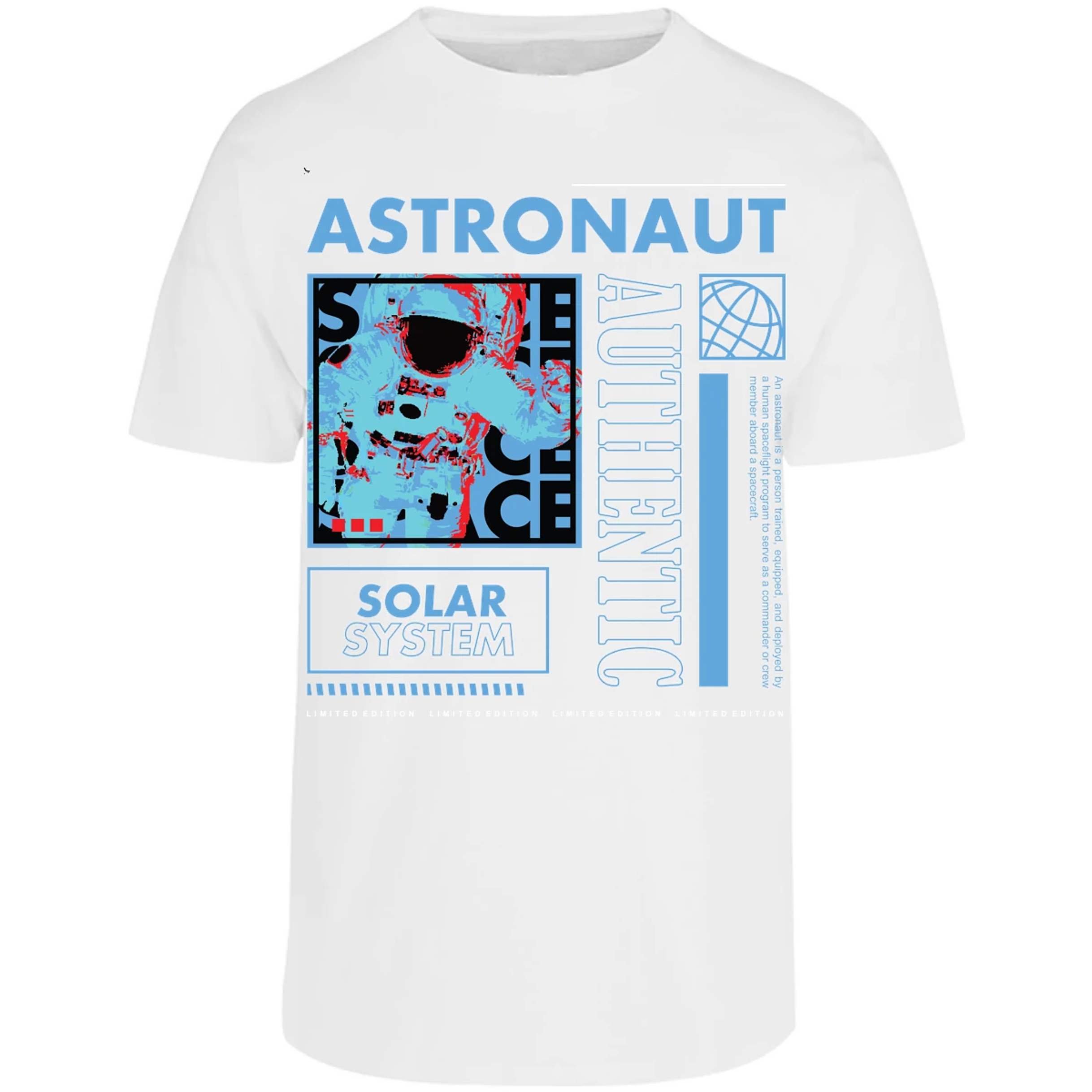 Playera Urbano Style Spacecraft Astronaut 69 para Adulto 13