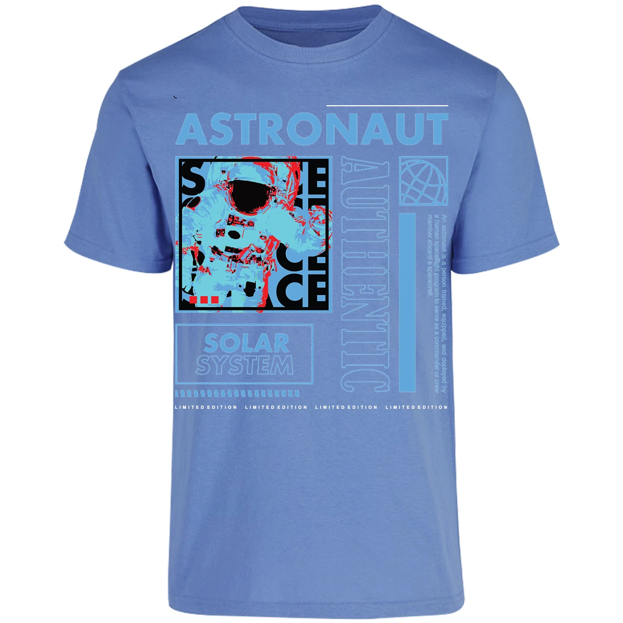 Playera Urbano Style Spacecraft Astronaut 69 para Adulto 7