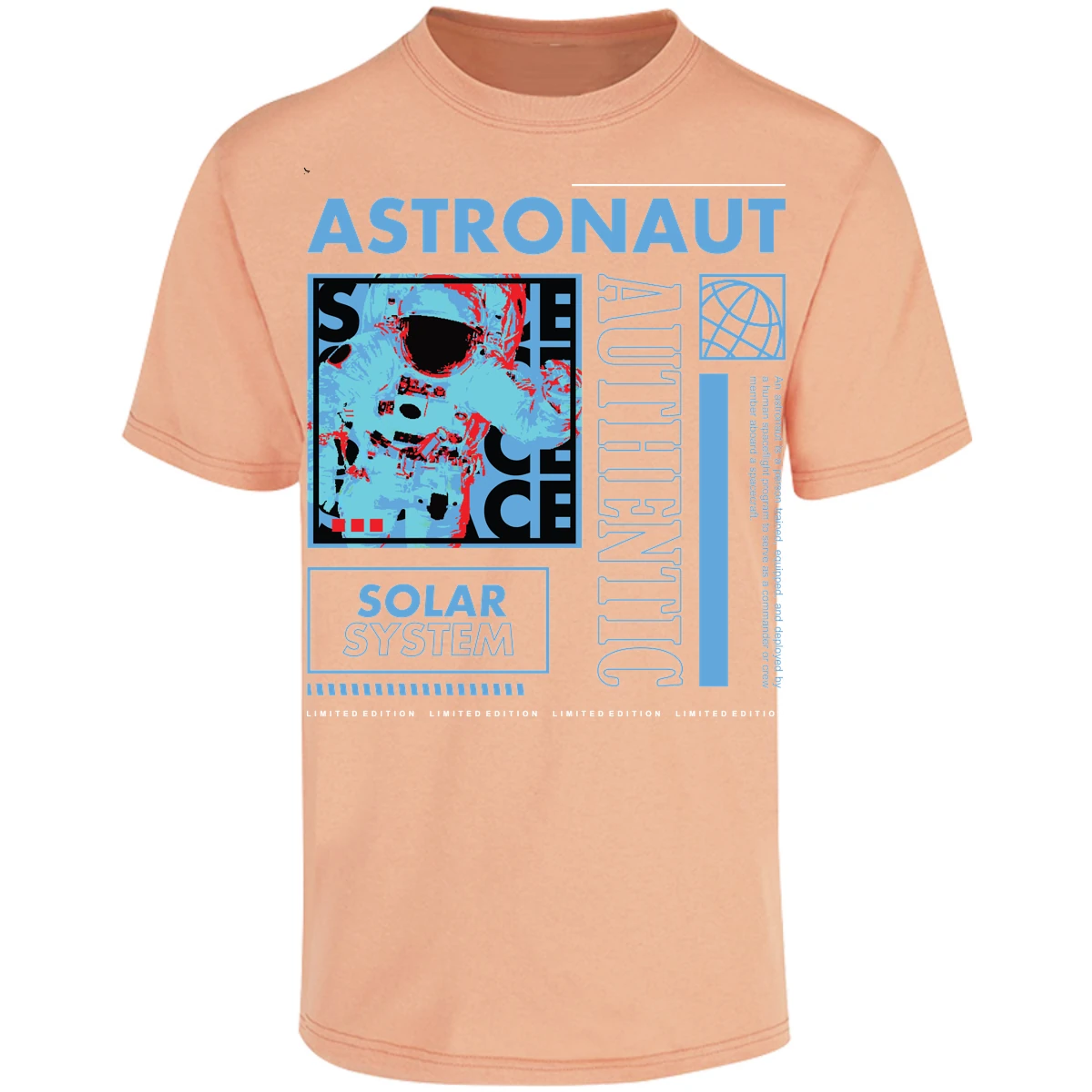Playera Urbano Style Spacecraft Astronaut 69 para Adulto 26