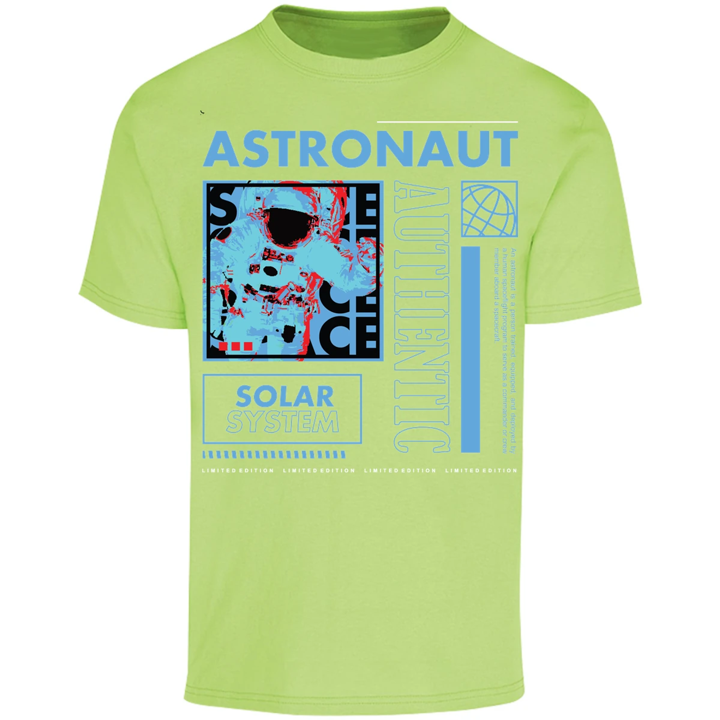 Playera Urbano Style Spacecraft Astronaut 69 para Adulto 3