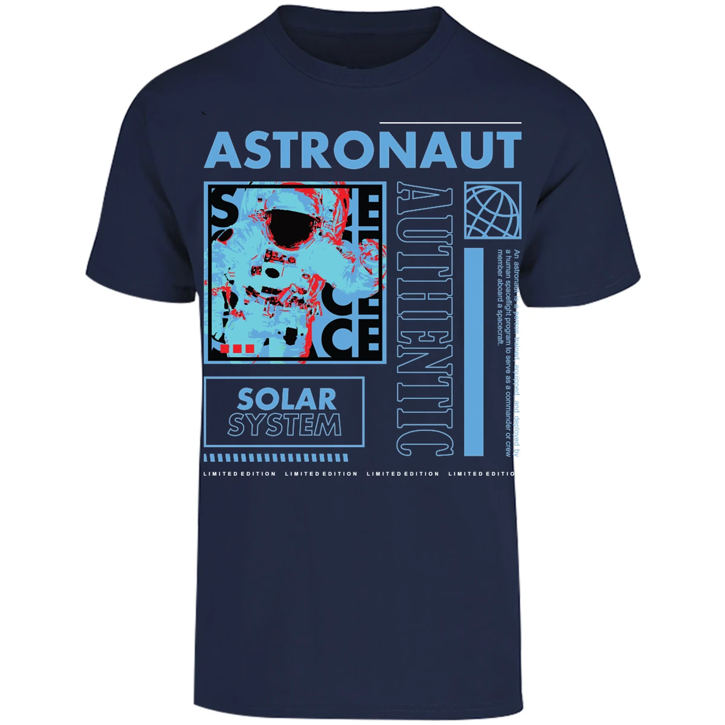 Playera Urbano Style Spacecraft Astronaut 69 para Adulto 5