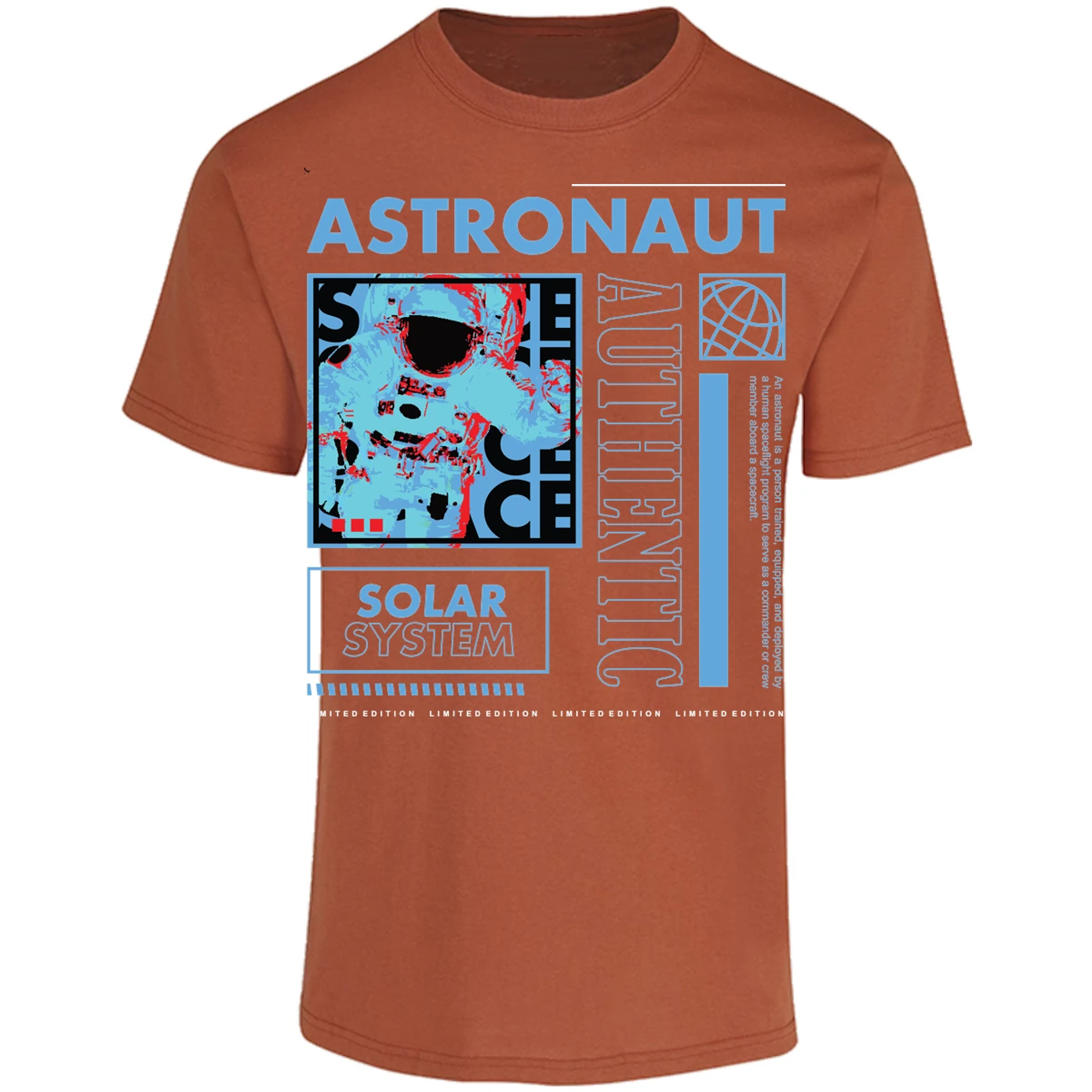 Playera Urbano Style Spacecraft Astronaut 69 para Adulto 8