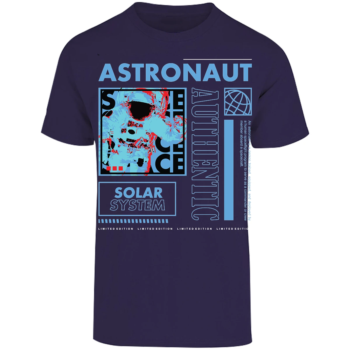 Playera Urbano Style Spacecraft Astronaut 69 para Adulto 10