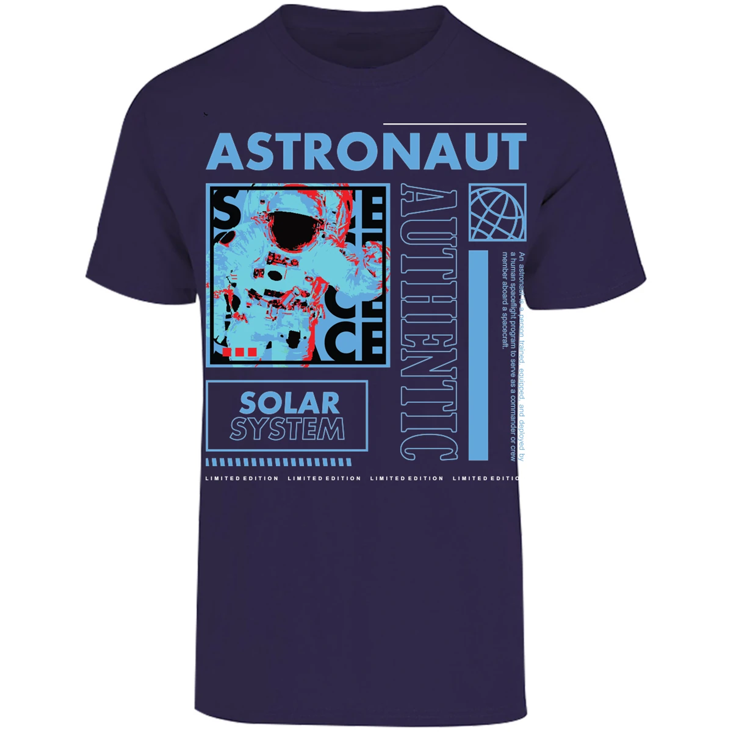 Playera Urbano Style Spacecraft Astronaut 69 para Adulto 10