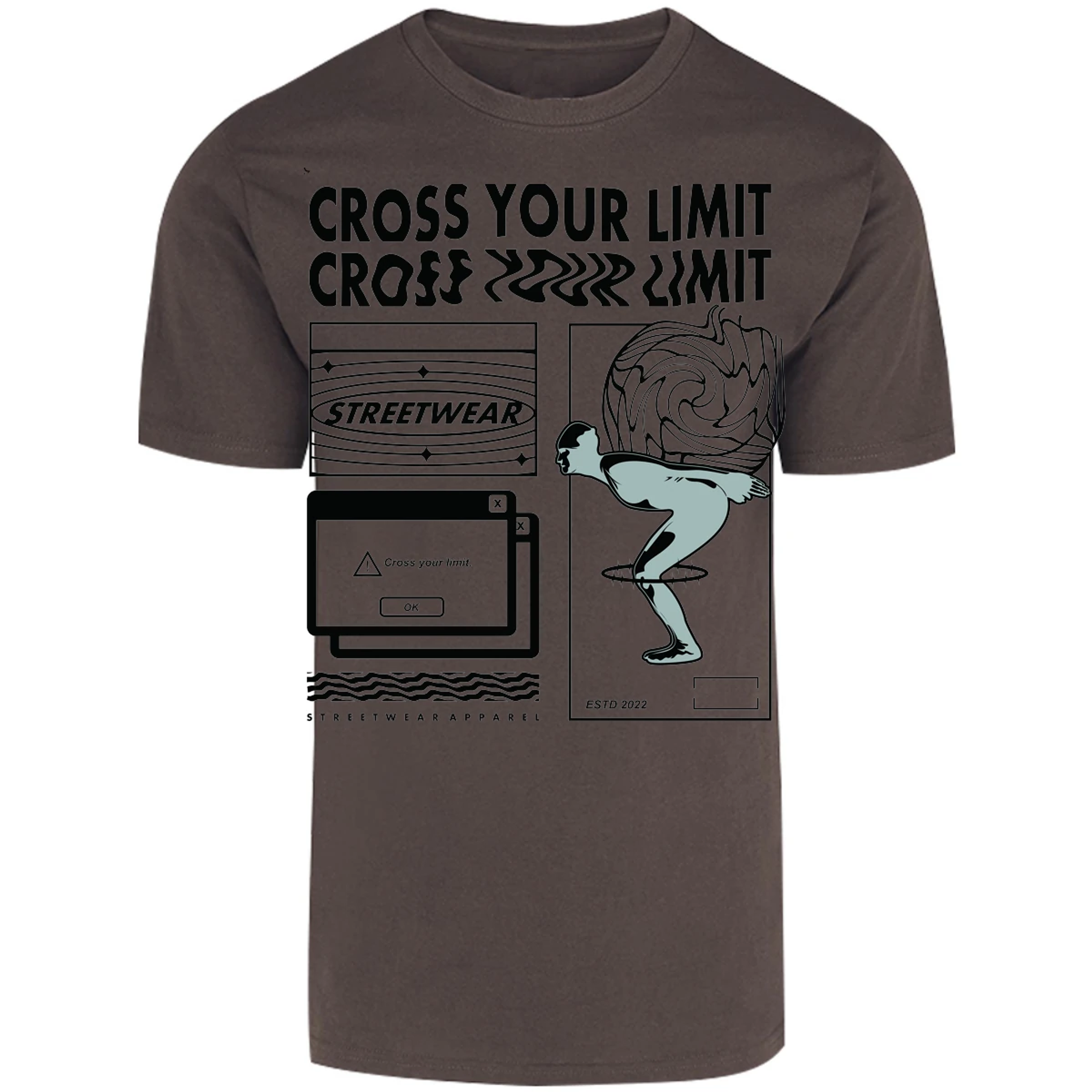 Playera Urbano Style Cross Your Limit 80 para Adulto 12