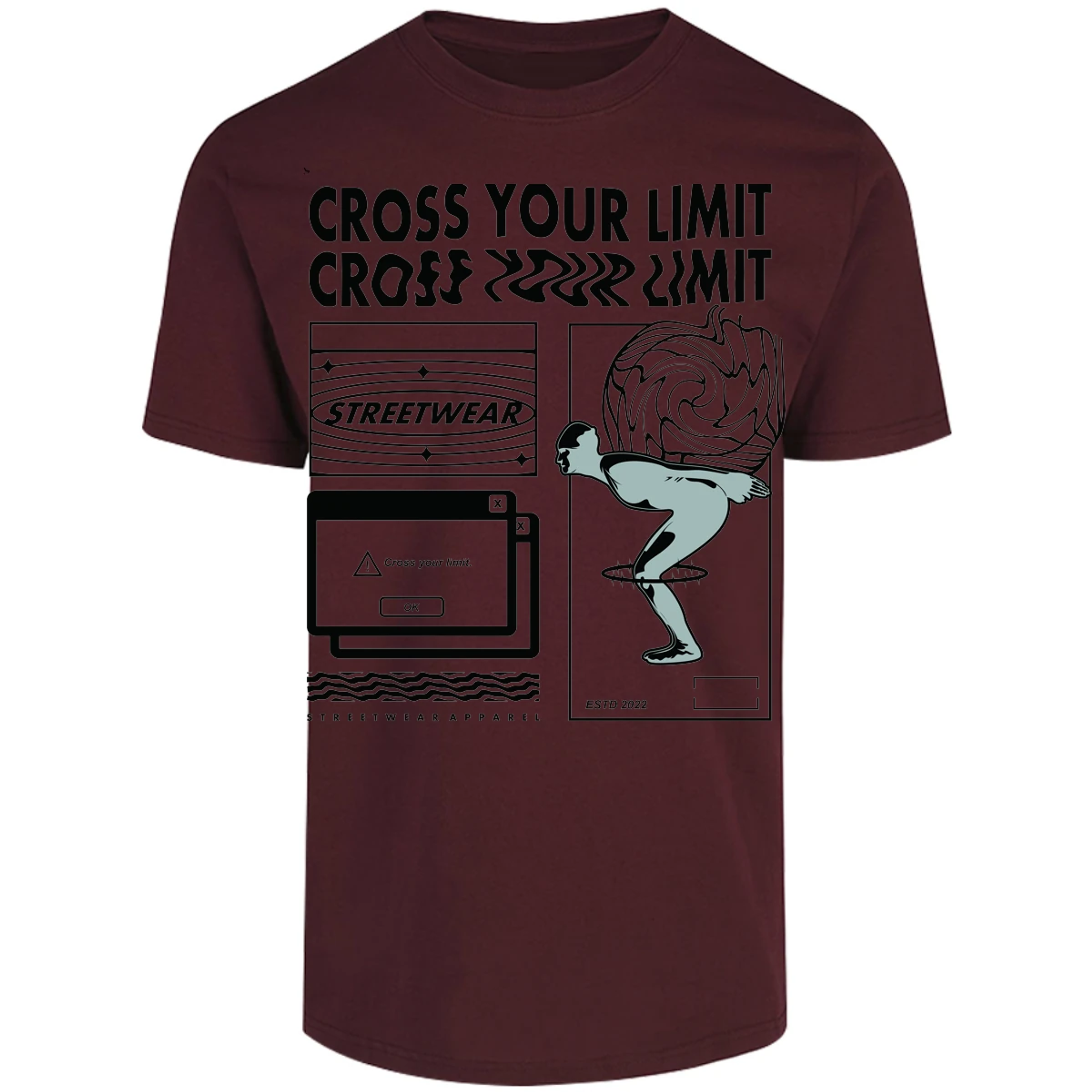 Playera Urbano Style Cross Your Limit 80 para Adulto 9