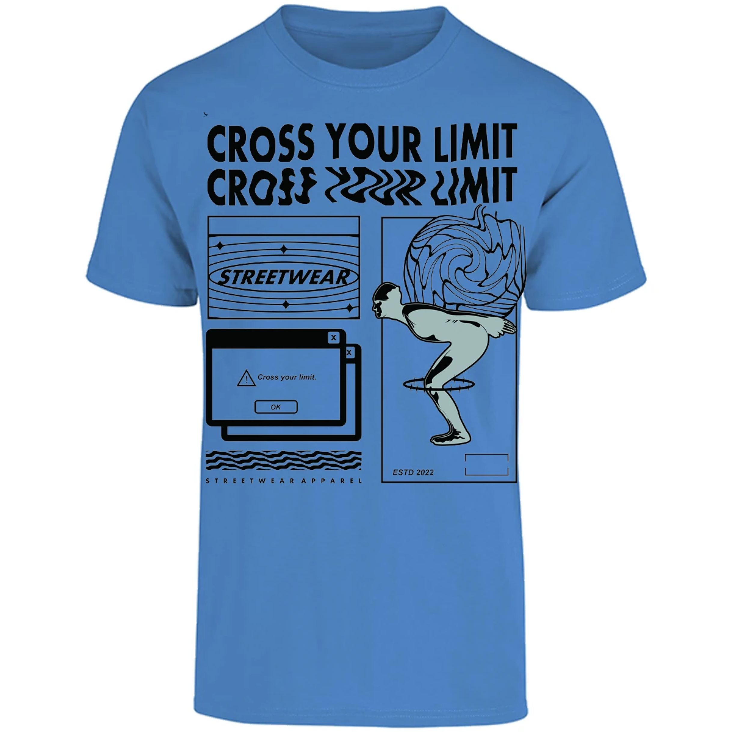 Playera Urbano Style Cross Your Limit 80 para Adulto 17