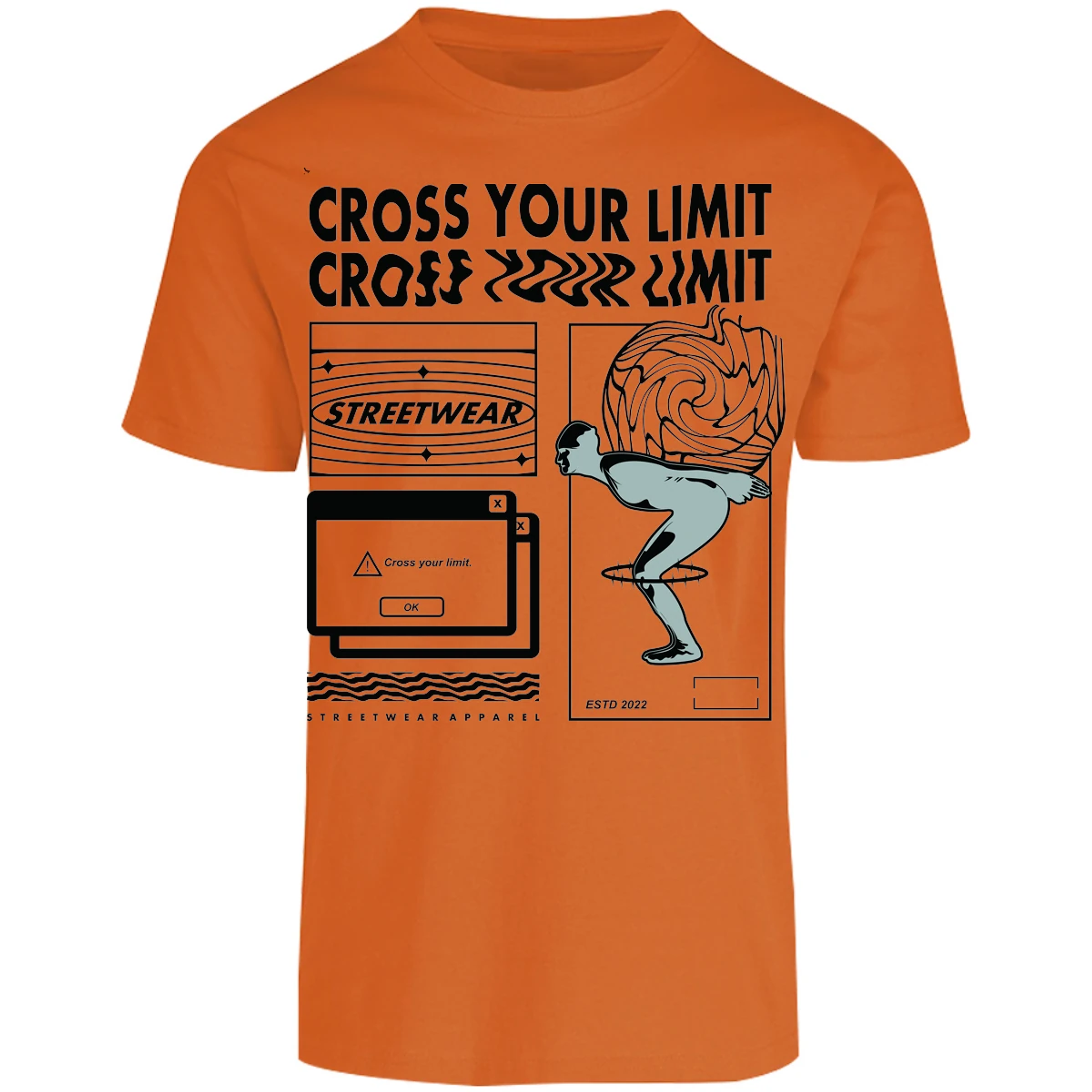 Playera Urbano Style Cross Your Limit 80 para Adulto 26