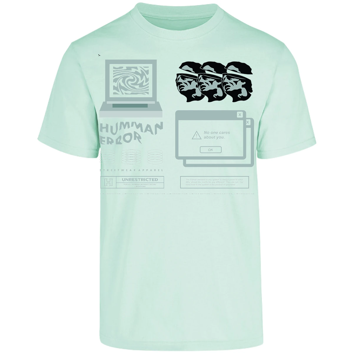 Playera Urbano Style Human Error 77 para Adulto 22