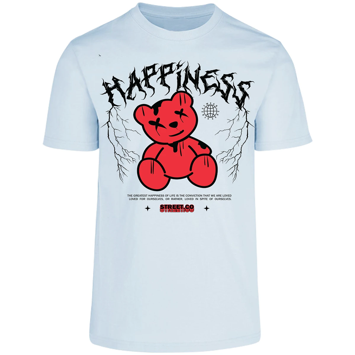 Playera Urbano Style Streetco Happoness 456 para Adulto 29