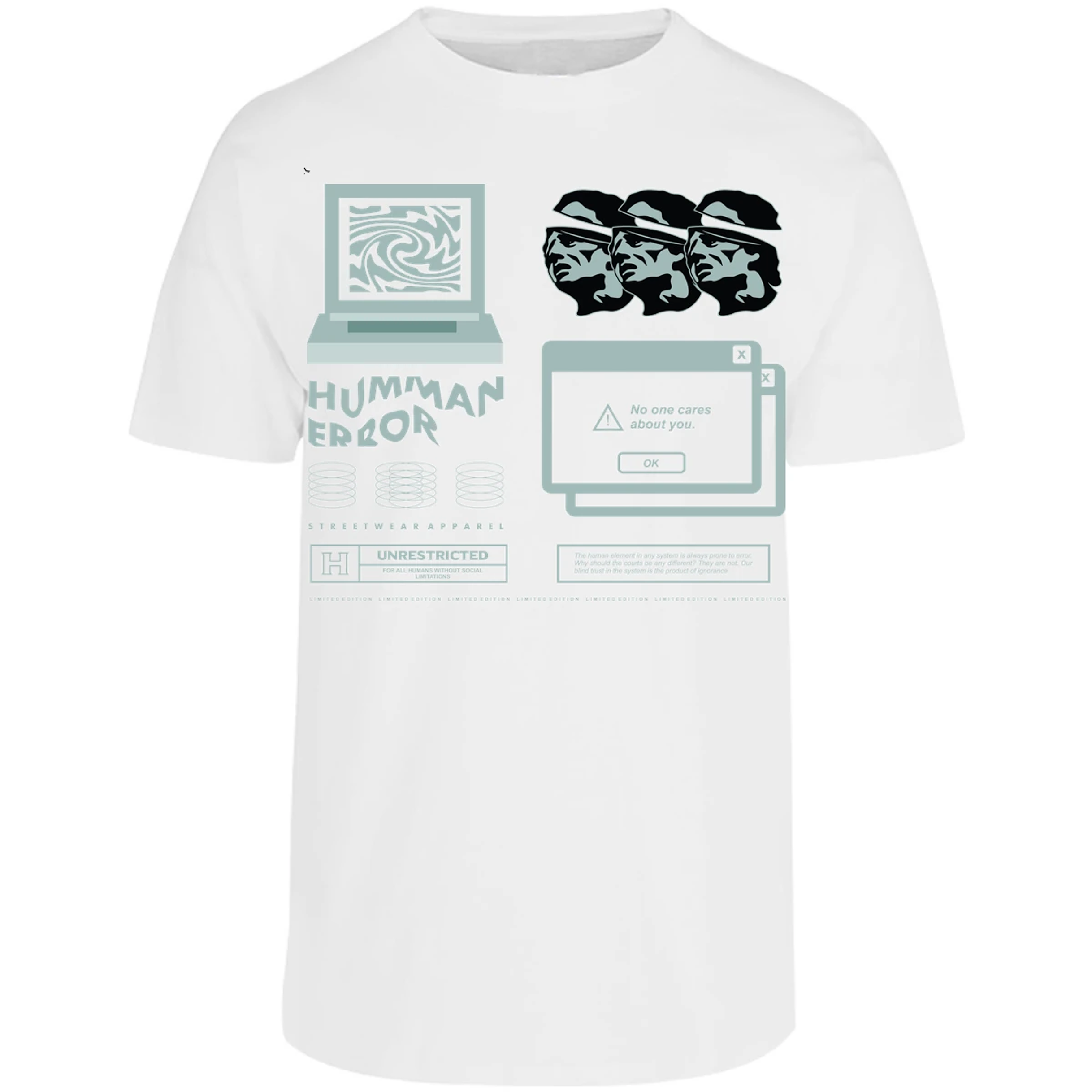 Playera Urbano Style Human Error 77 para Adulto 23