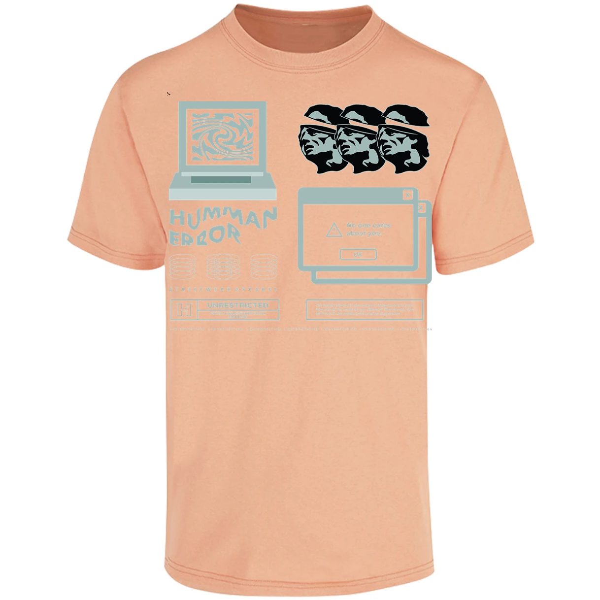 Playera Urbano Style Human Error 77 para Adulto 30