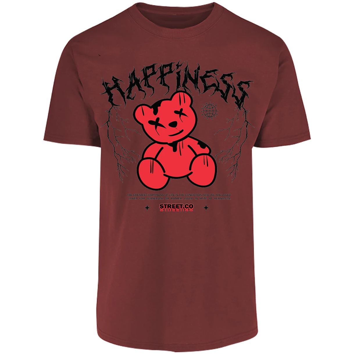 Playera Urbano Style Streetco Happoness 456 para Adulto 30