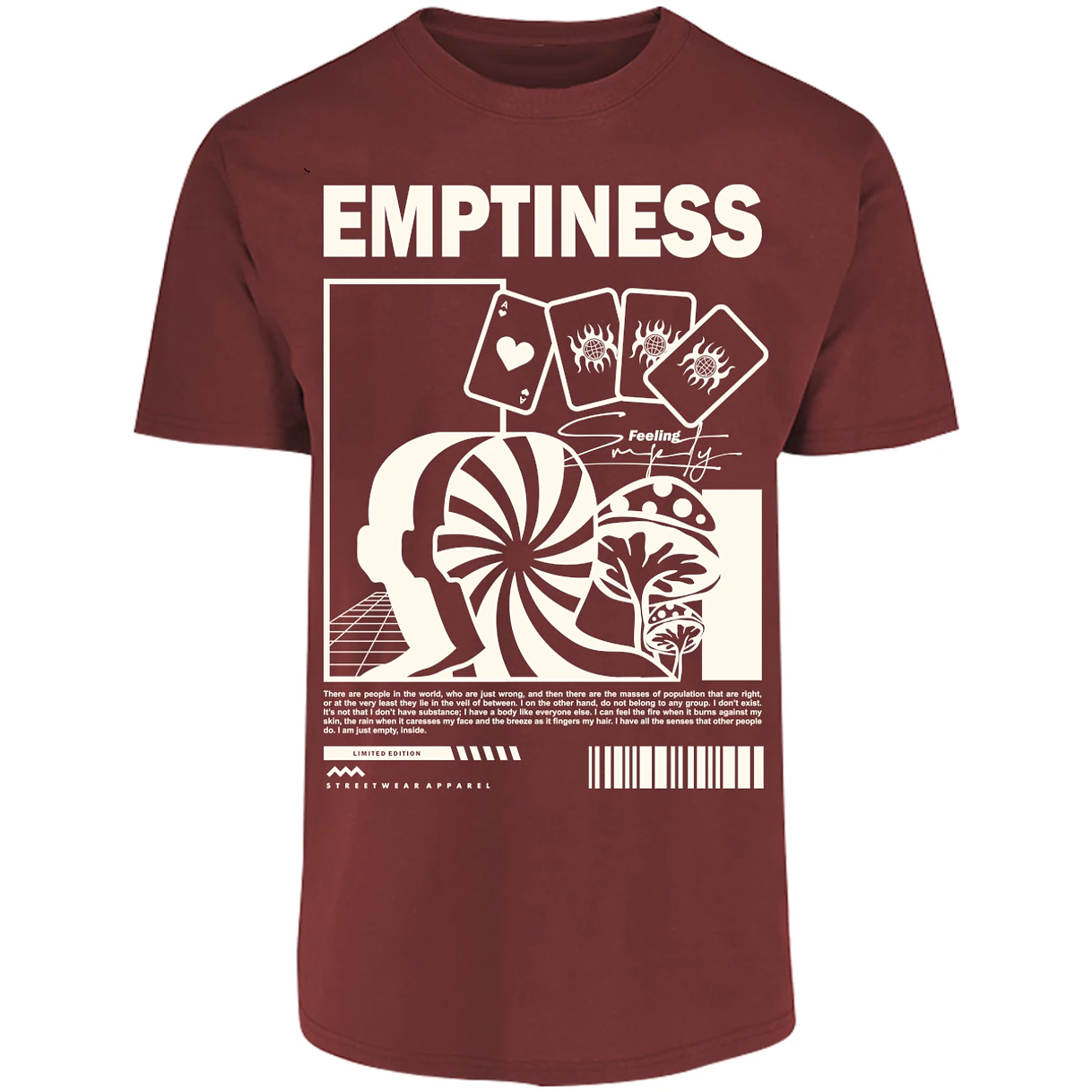 Playera Urbano Style Emptiness 231 para Adulto 25