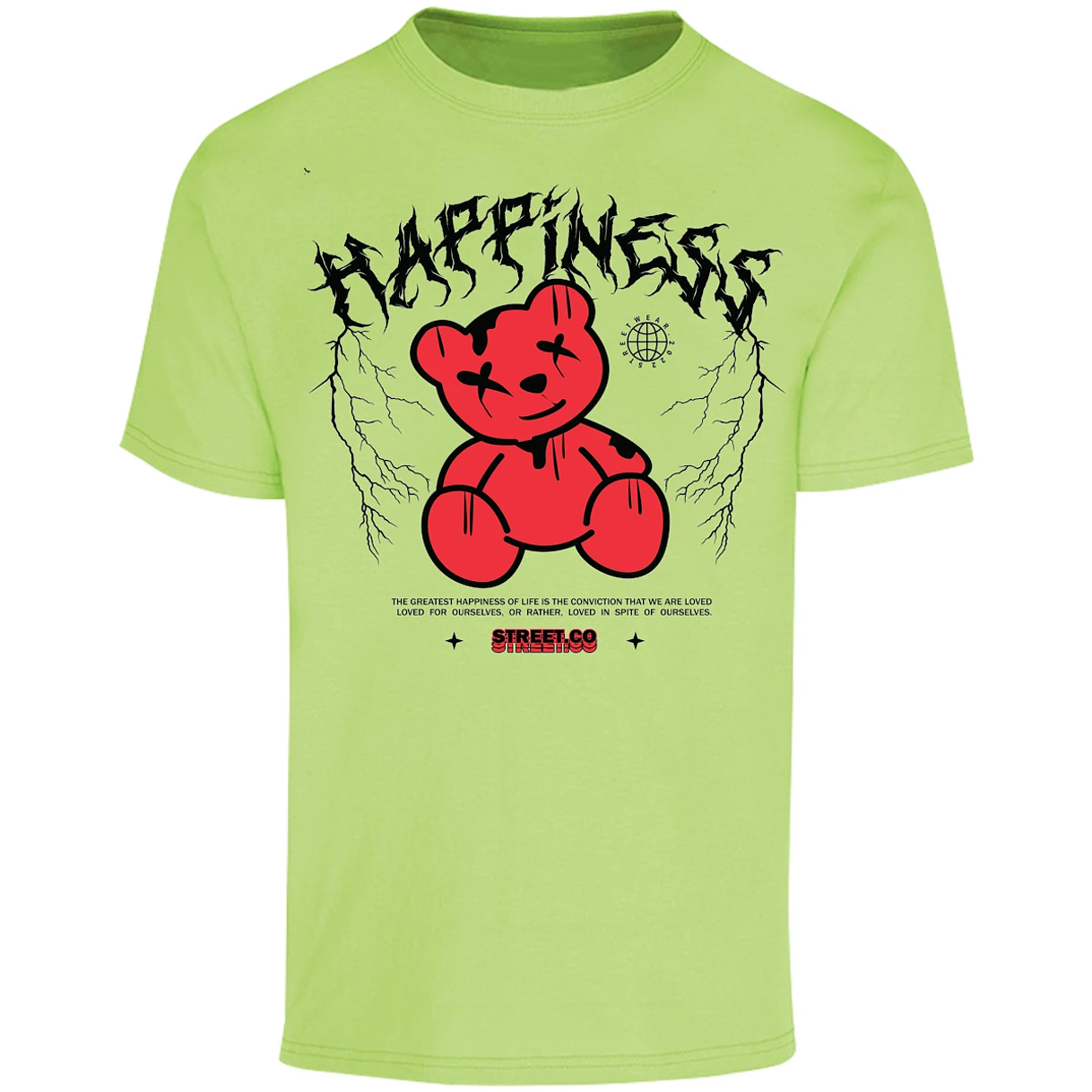 Playera Urbano Style Streetco Happoness 456 para Adulto 5