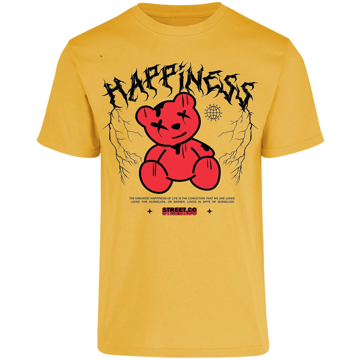 Playera Urbano Style Streetco Happoness 456 para Adulto 27