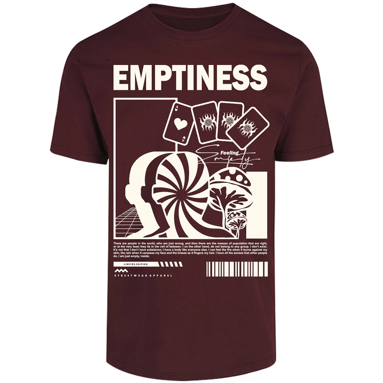 Playera Urbano Style Emptiness 231 para Adulto 24