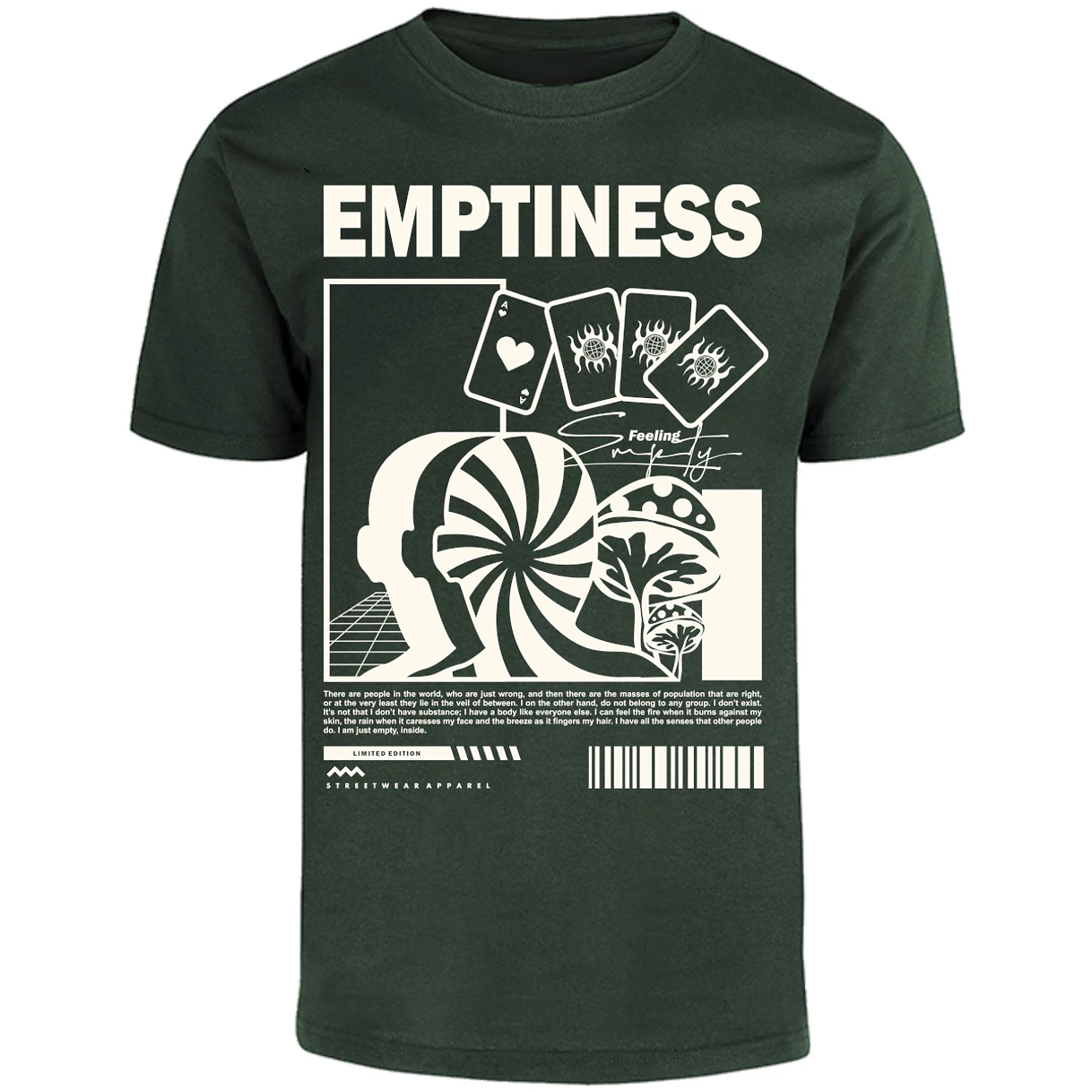 Playera Urbano Style Emptiness 231 para Adulto 6