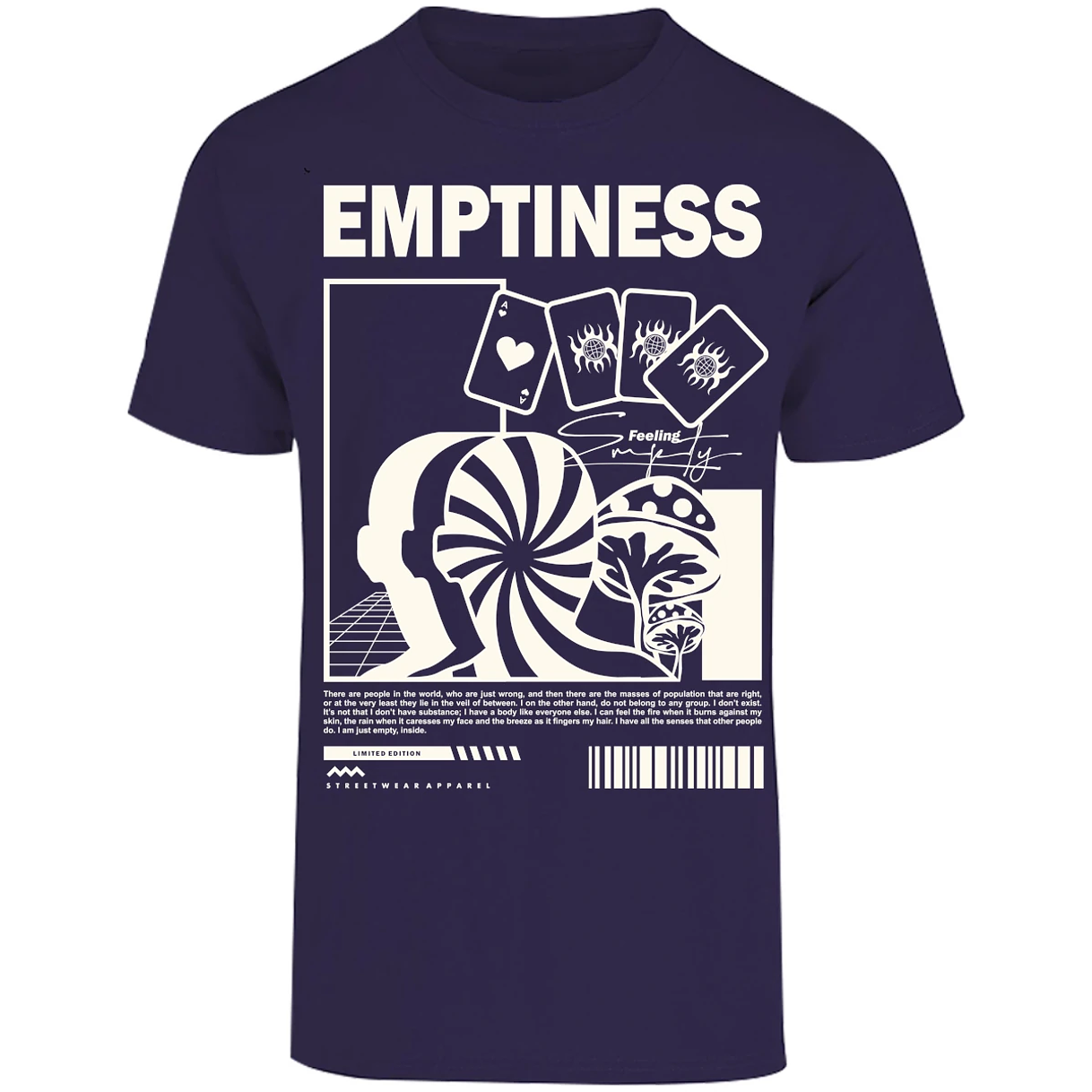 Playera Urbano Style Emptiness 231 para Adulto 13