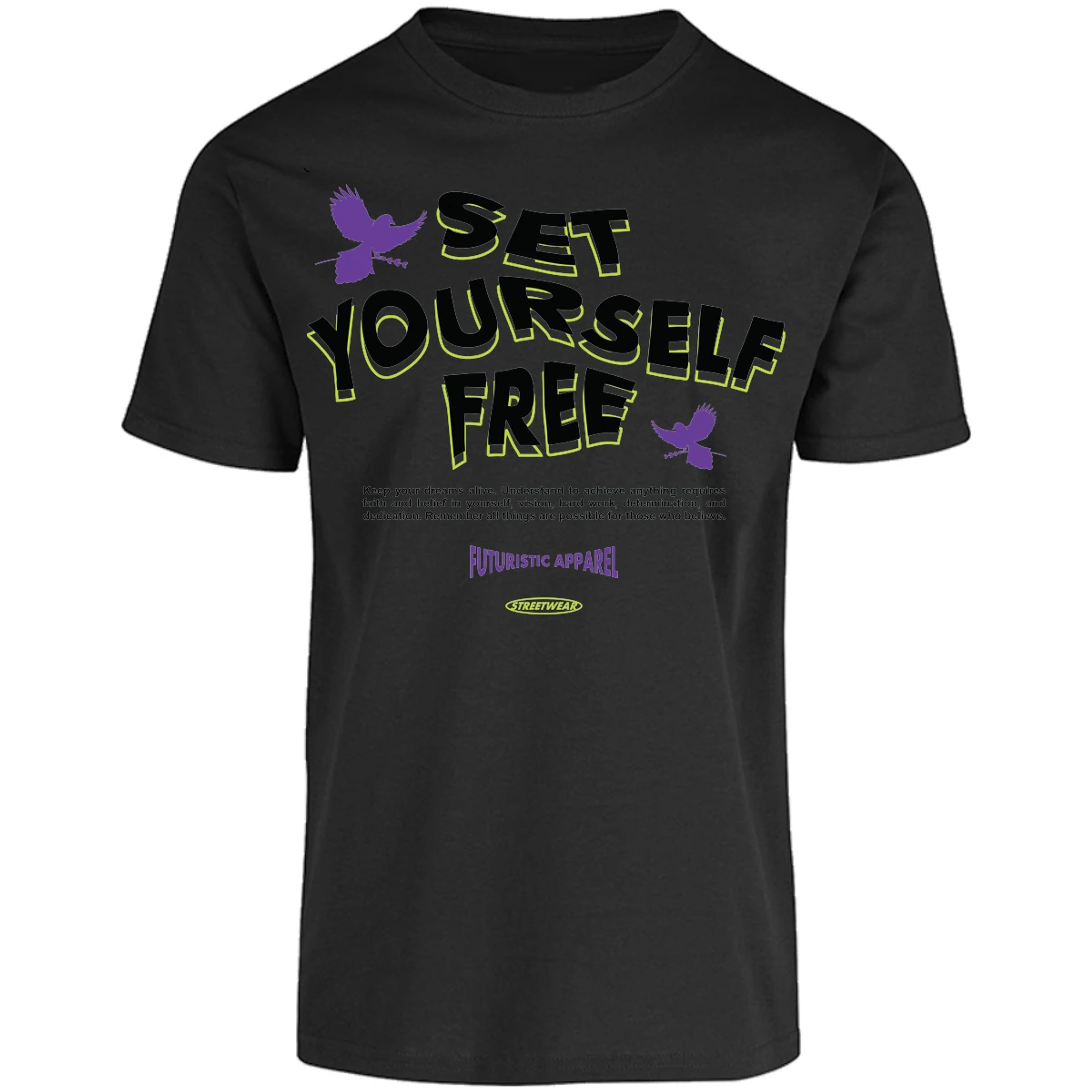 Playera Urbano Style Set Yourself Free 224 para Adulto 3