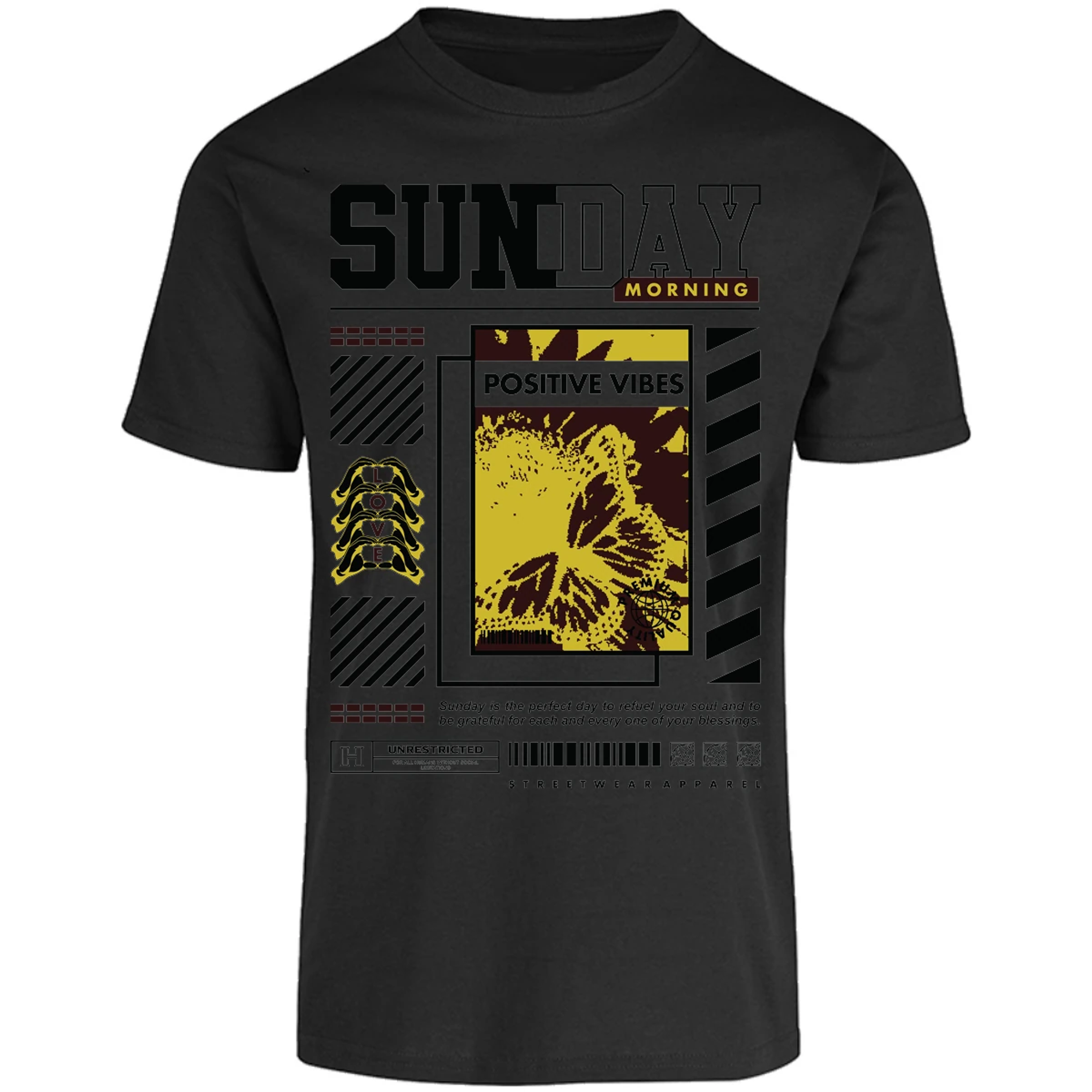 Playera Urbano Style Grateful Perfect Day 92 para Adulto 6