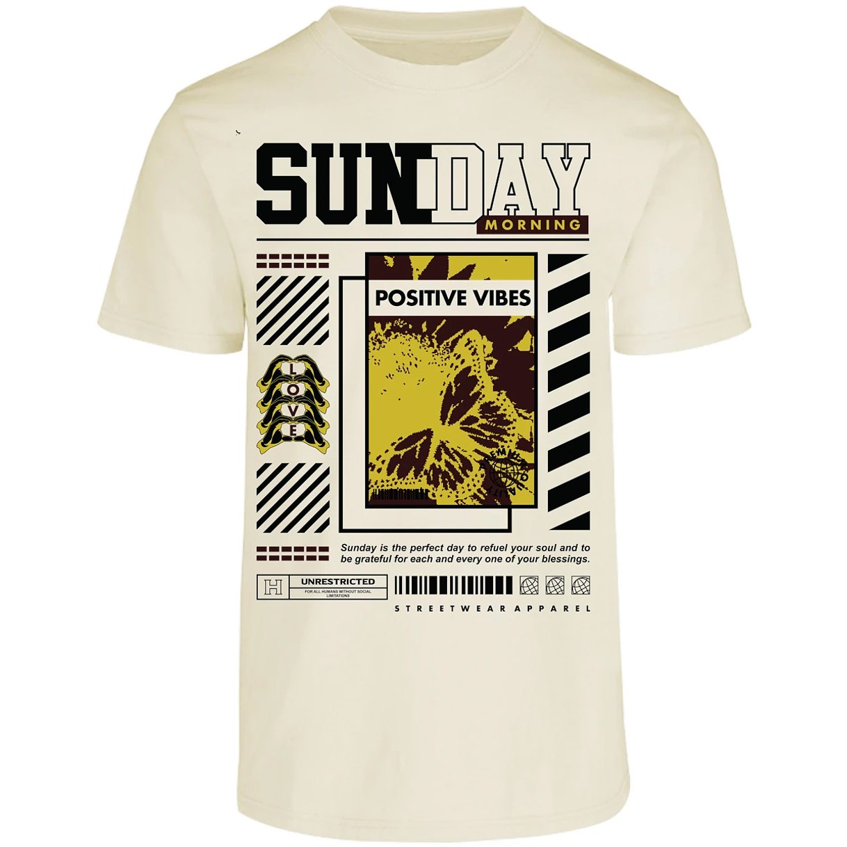 Playera Urbano Style Grateful Perfect Day 92 para Adulto 27