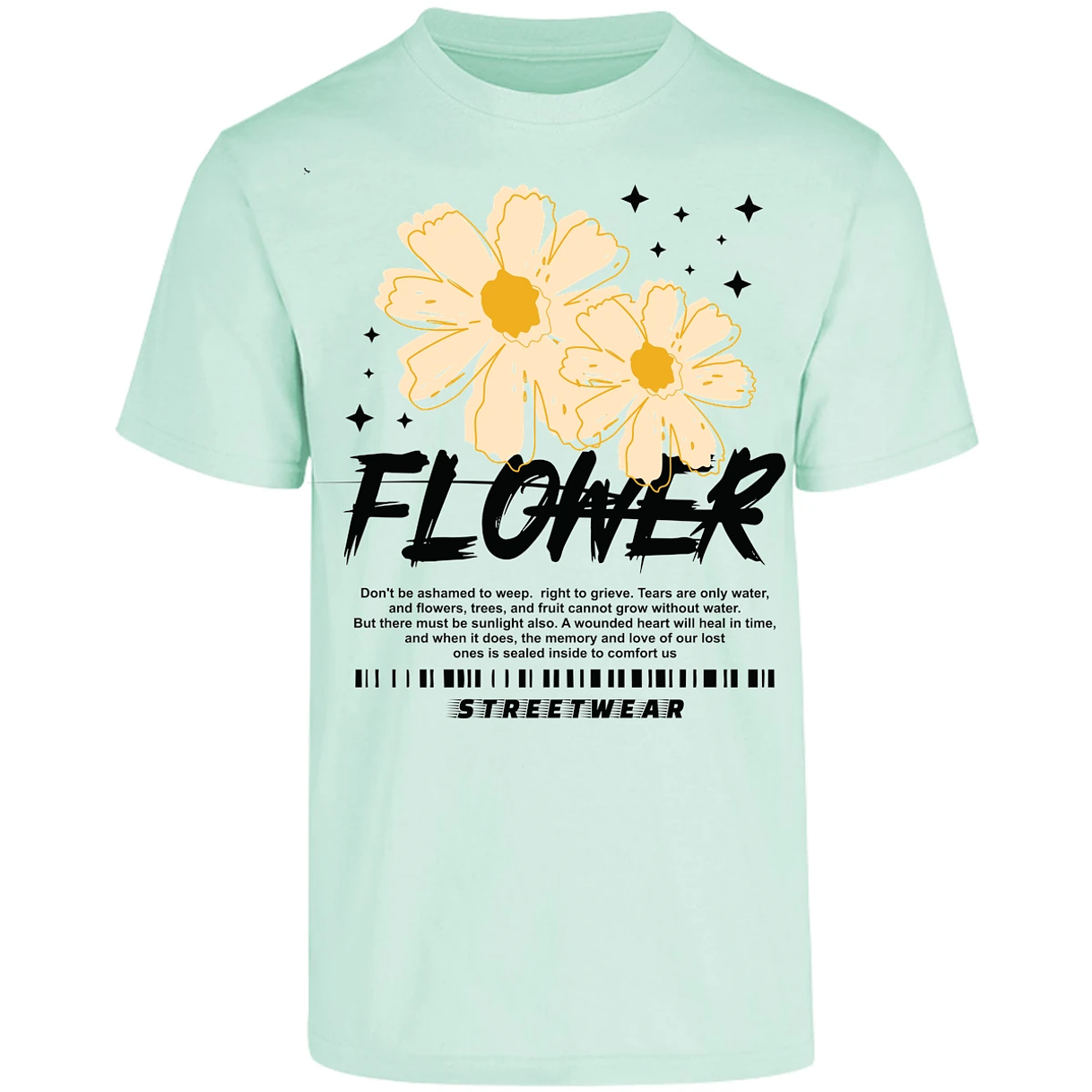 Playera Urbano Style Flower 358 para Adulto 6