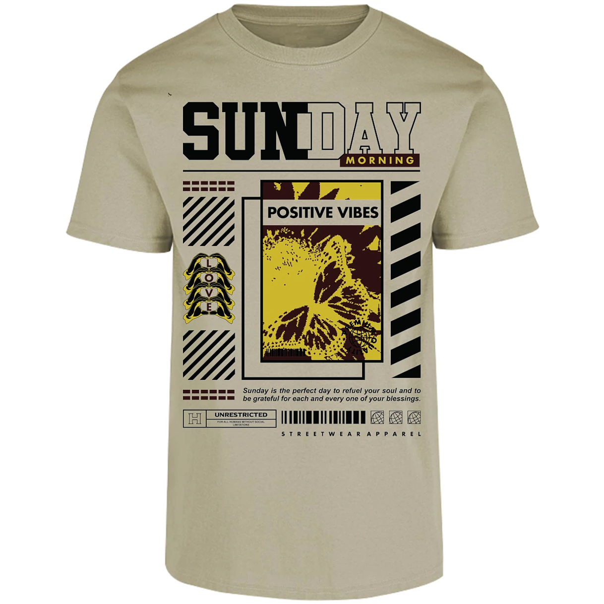 Playera Urbano Style Grateful Perfect Day 92 para Adulto 11