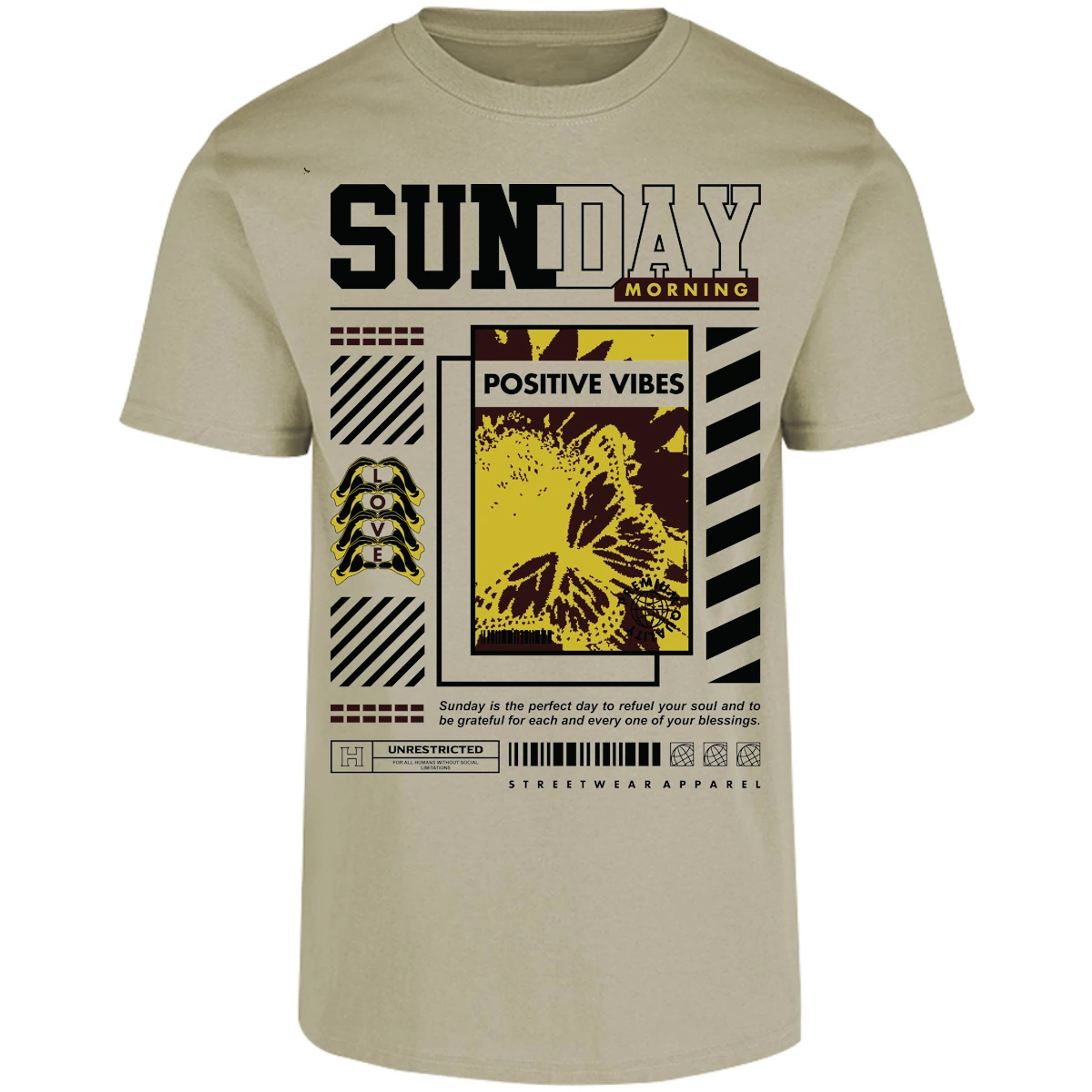 Playera Urbano Style Grateful Perfect Day 92 para Adulto 11