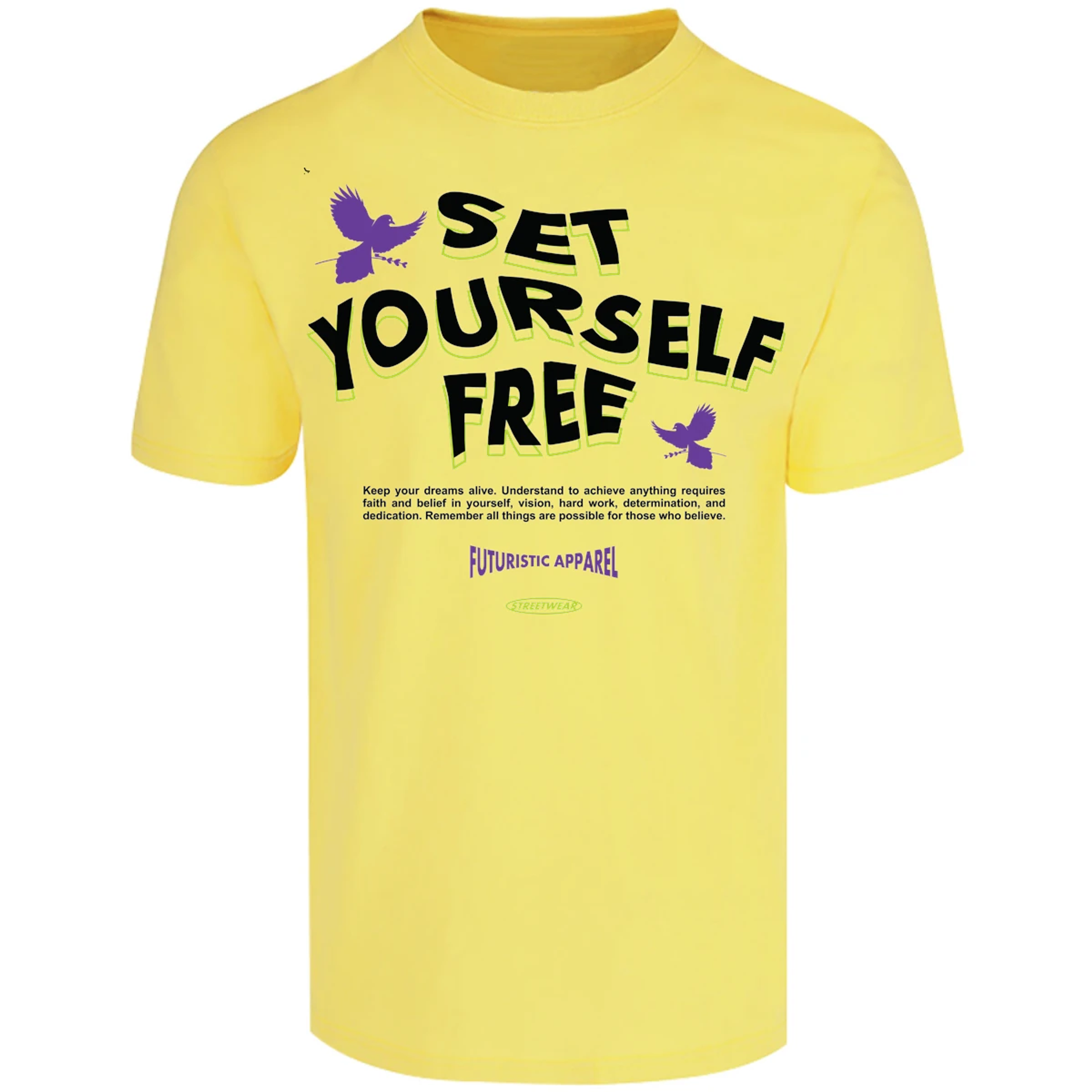 Playera Urbano Style Set Yourself Free 224 para Adulto 28