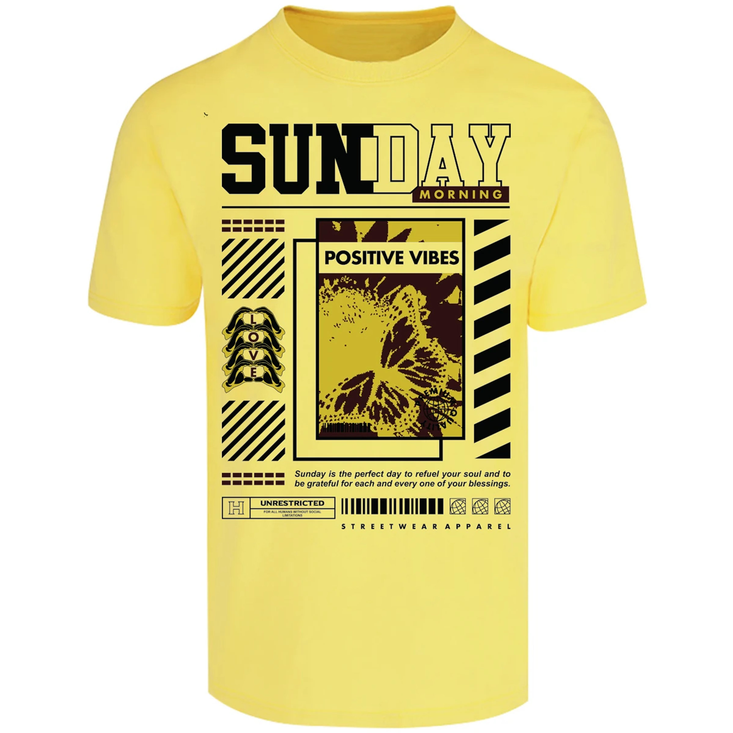 Playera Urbano Style Grateful Perfect Day 92 para Adulto 9