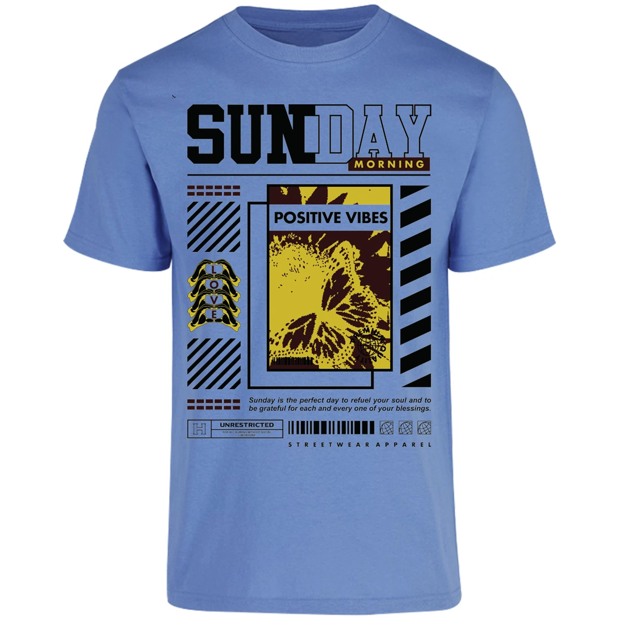 Playera Urbano Style Grateful Perfect Day 92 para Adulto 4